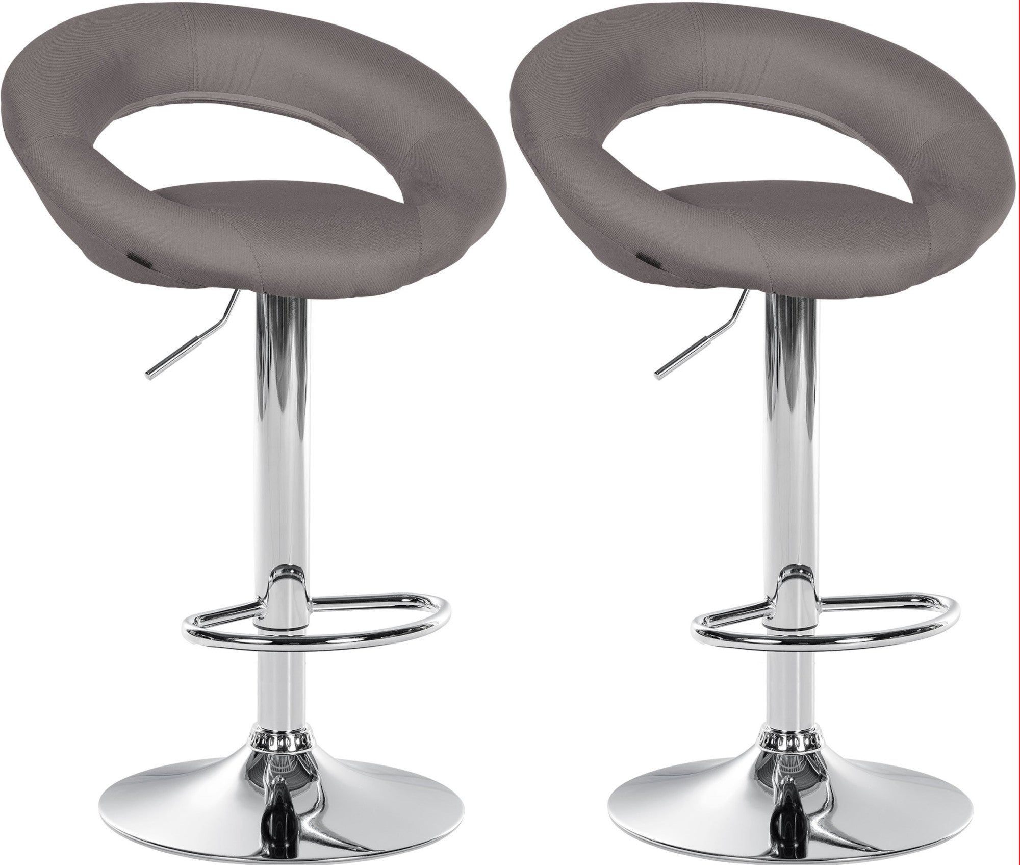 2er Set Barhocker Olinda Stoff