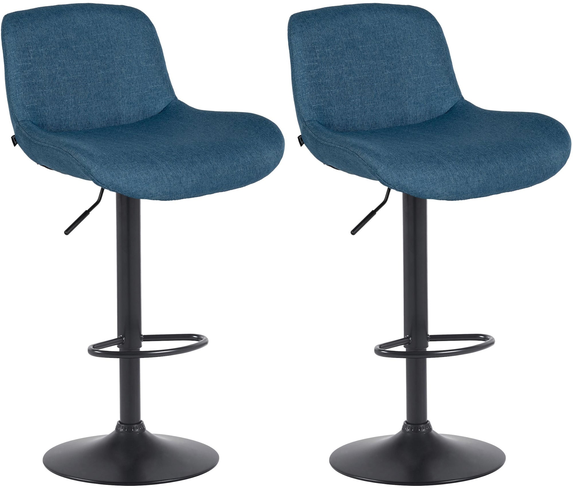 2er Set Barhocker Solon Schwarz