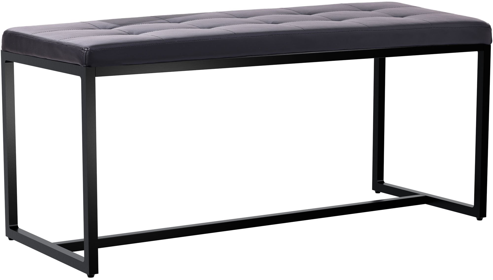 Sitzbank Barci mit schwarzem Gestell