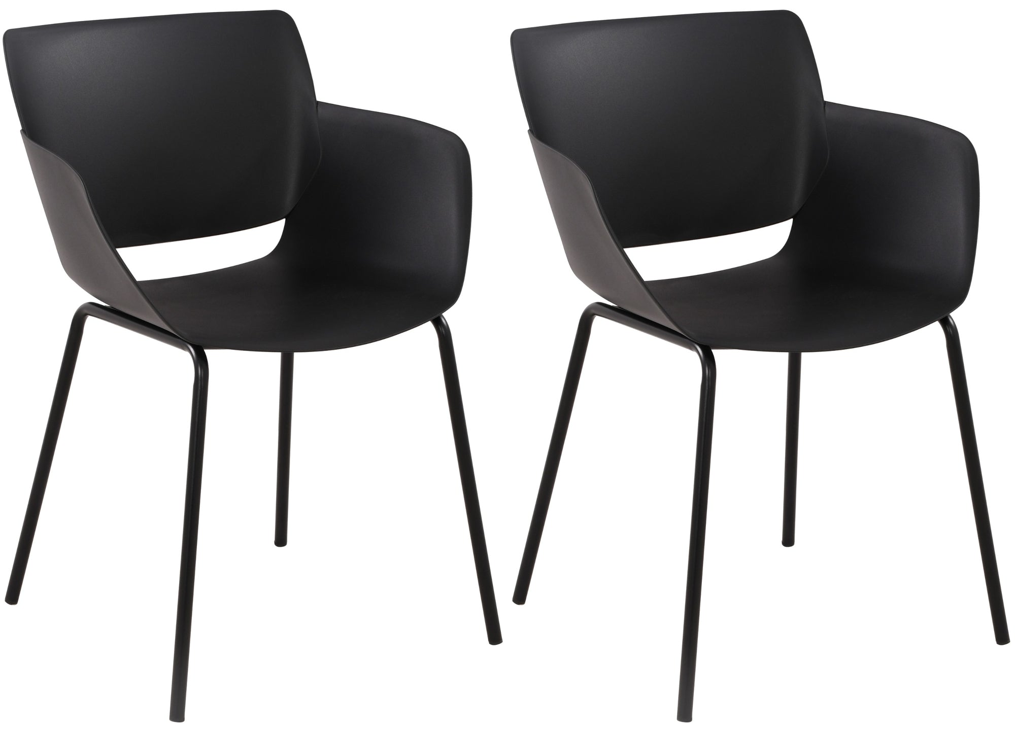 Set of 2 Alpena garden chairs