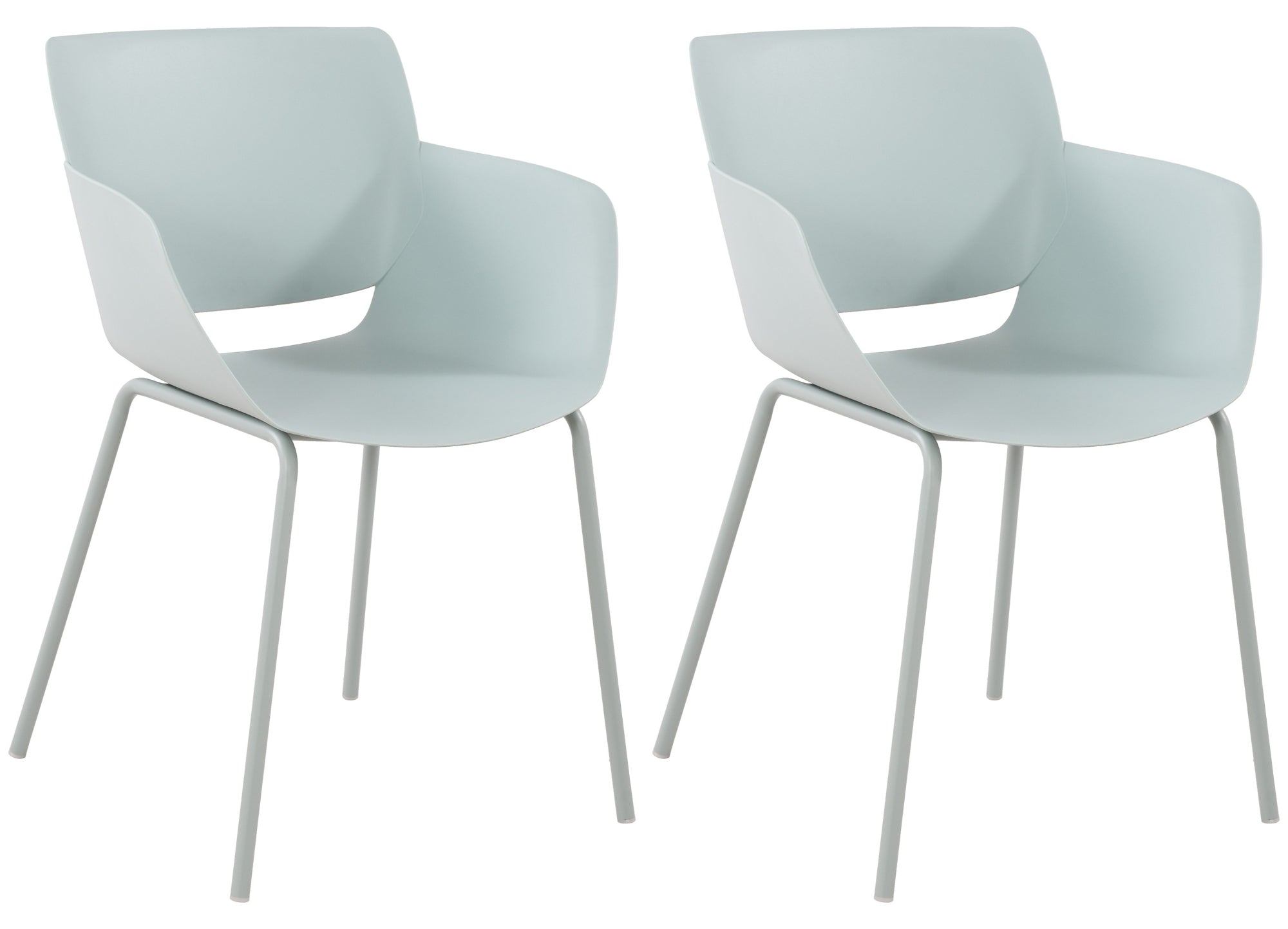 Set of 2 Alpena garden chairs