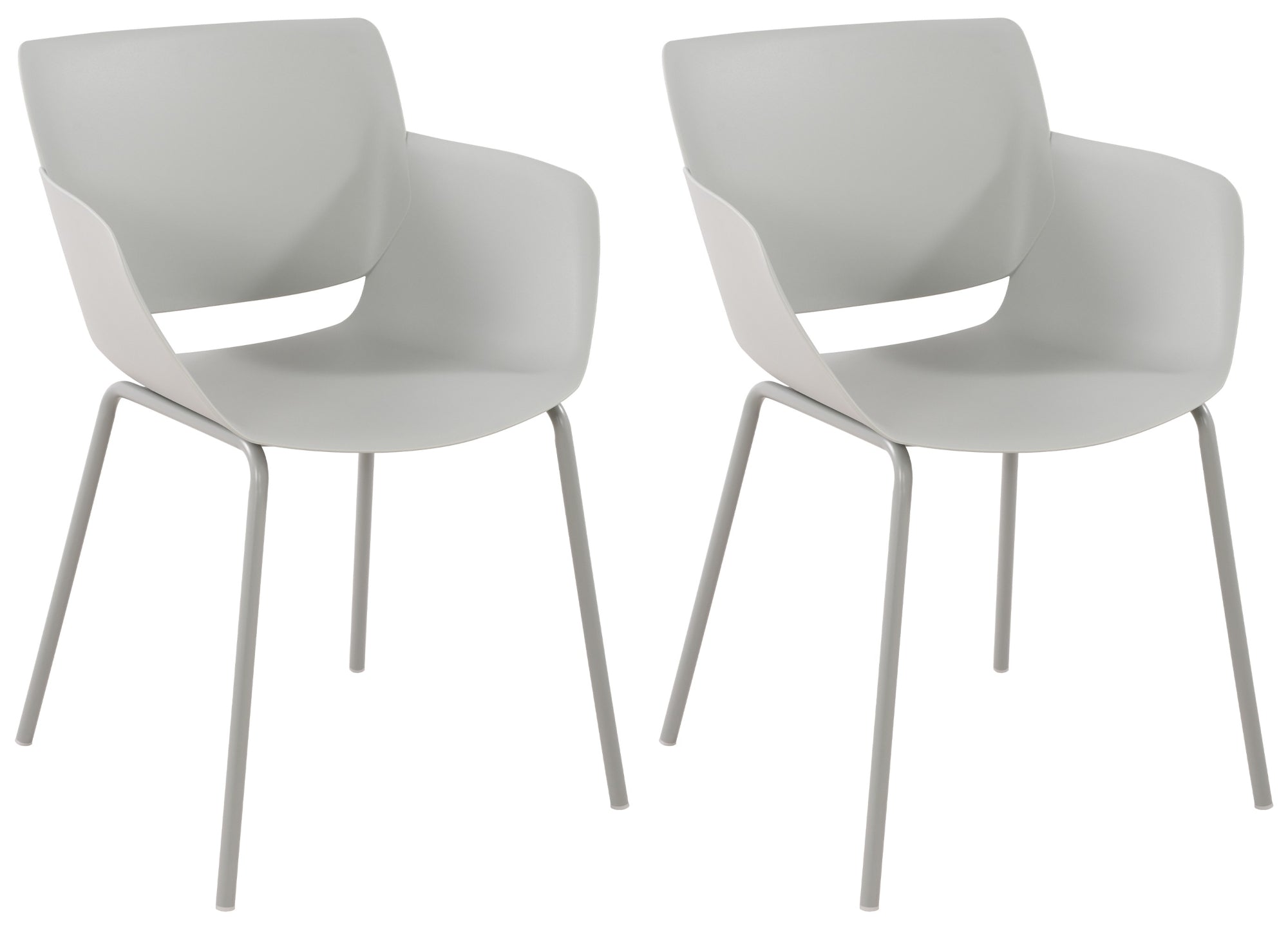 Set of 2 Alpena garden chairs