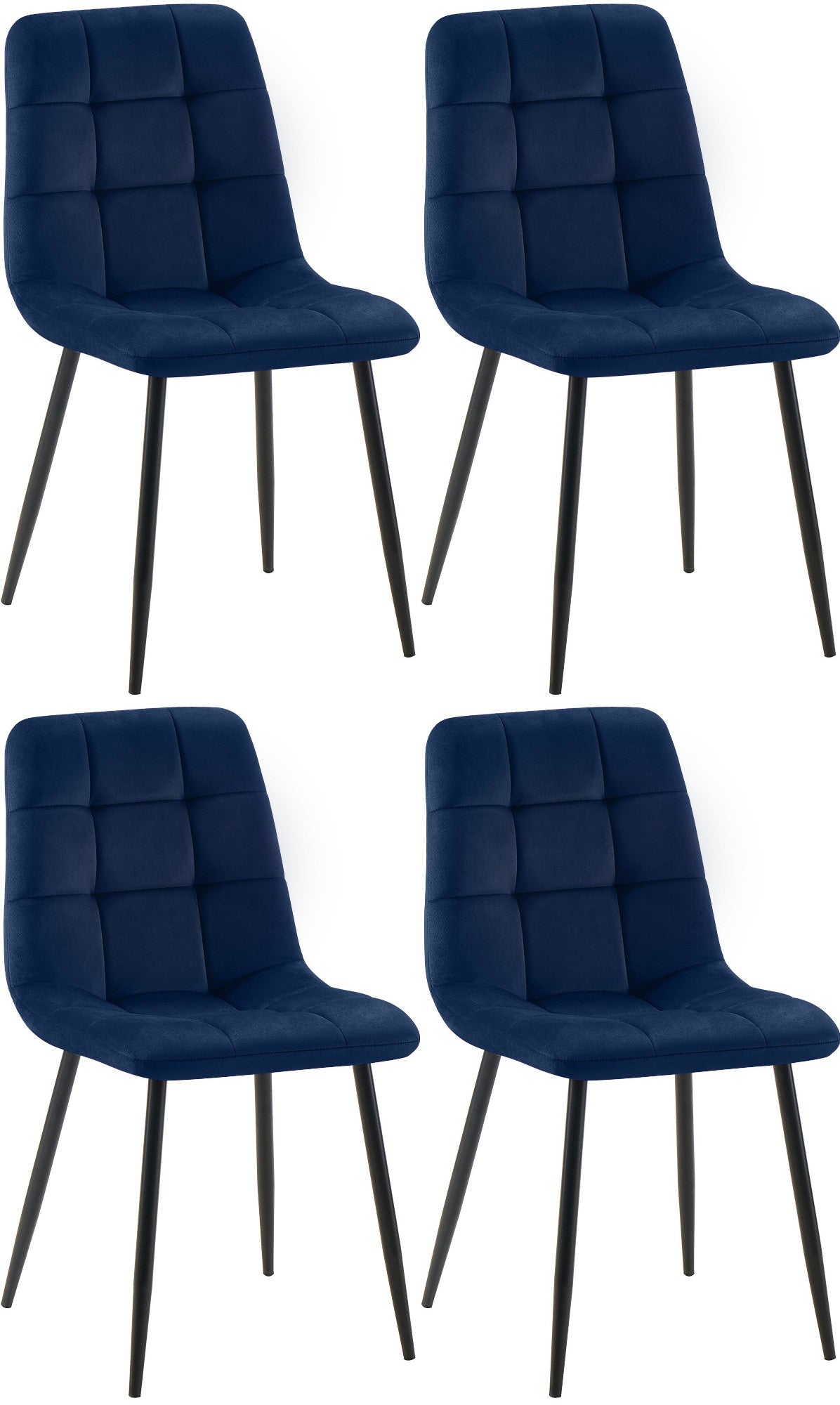 Set van 4 Tilde eetkamerstoelen