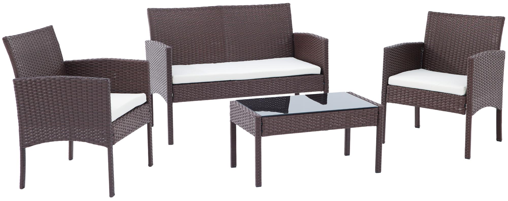 Polyrattan seating group Ramunda