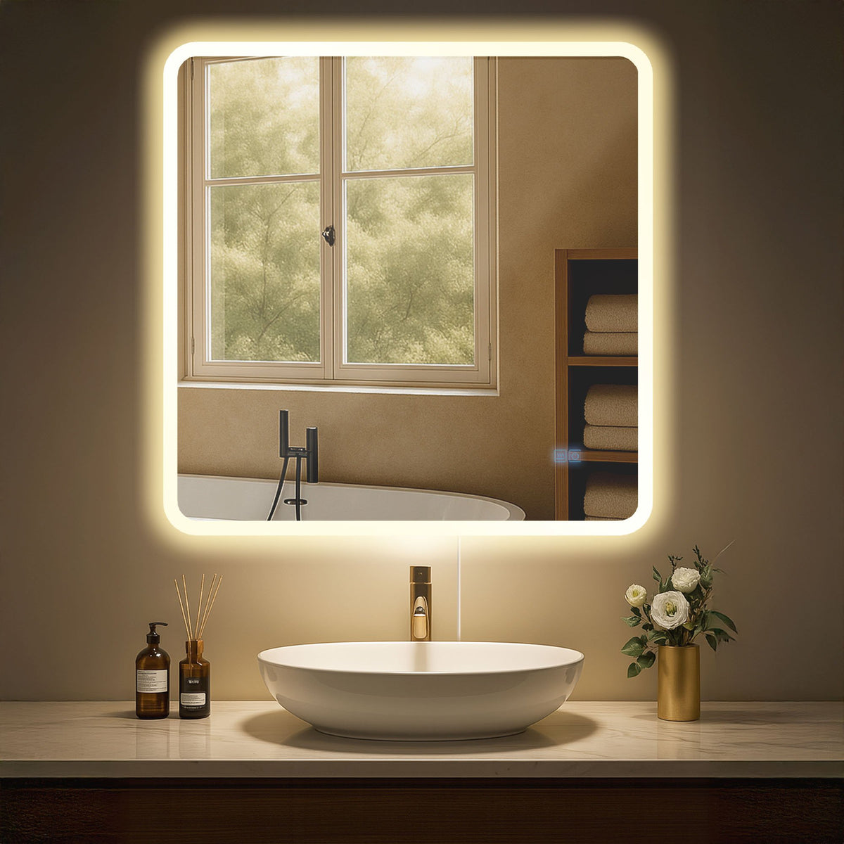 Jericho bathroom mirror
