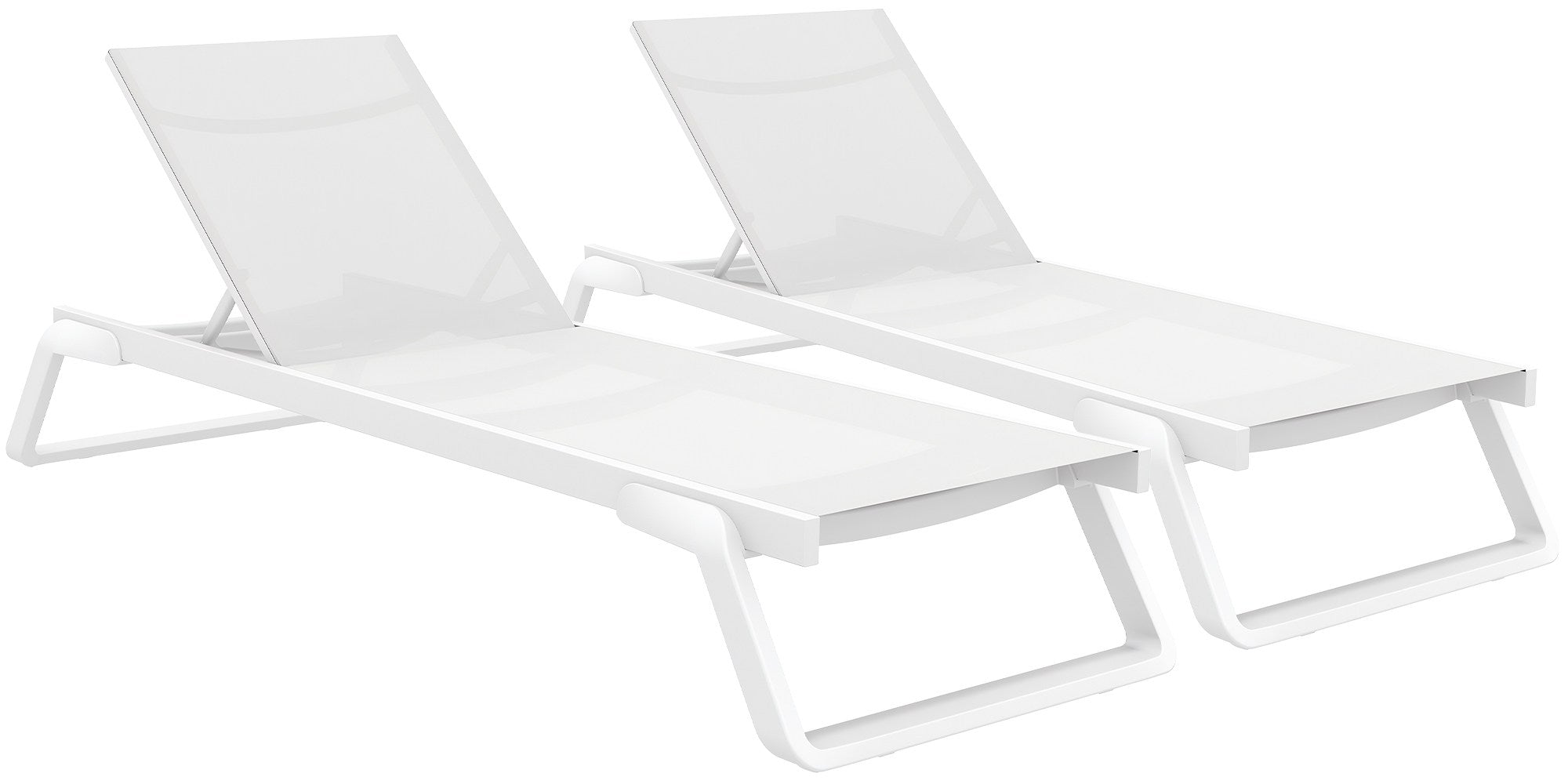 Set of 2 Tropic sun loungers