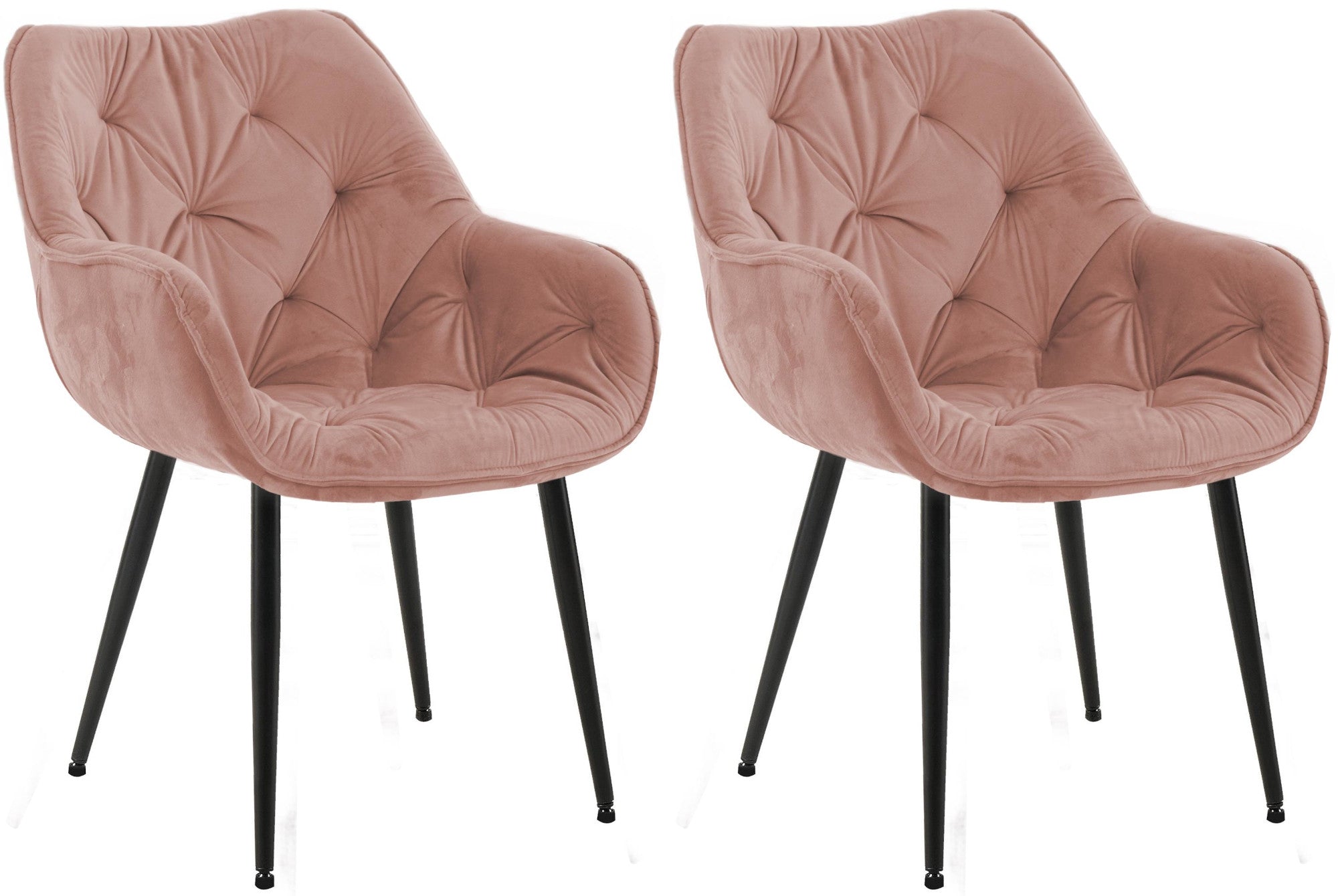 2er Set Stuhl Tanna Samt