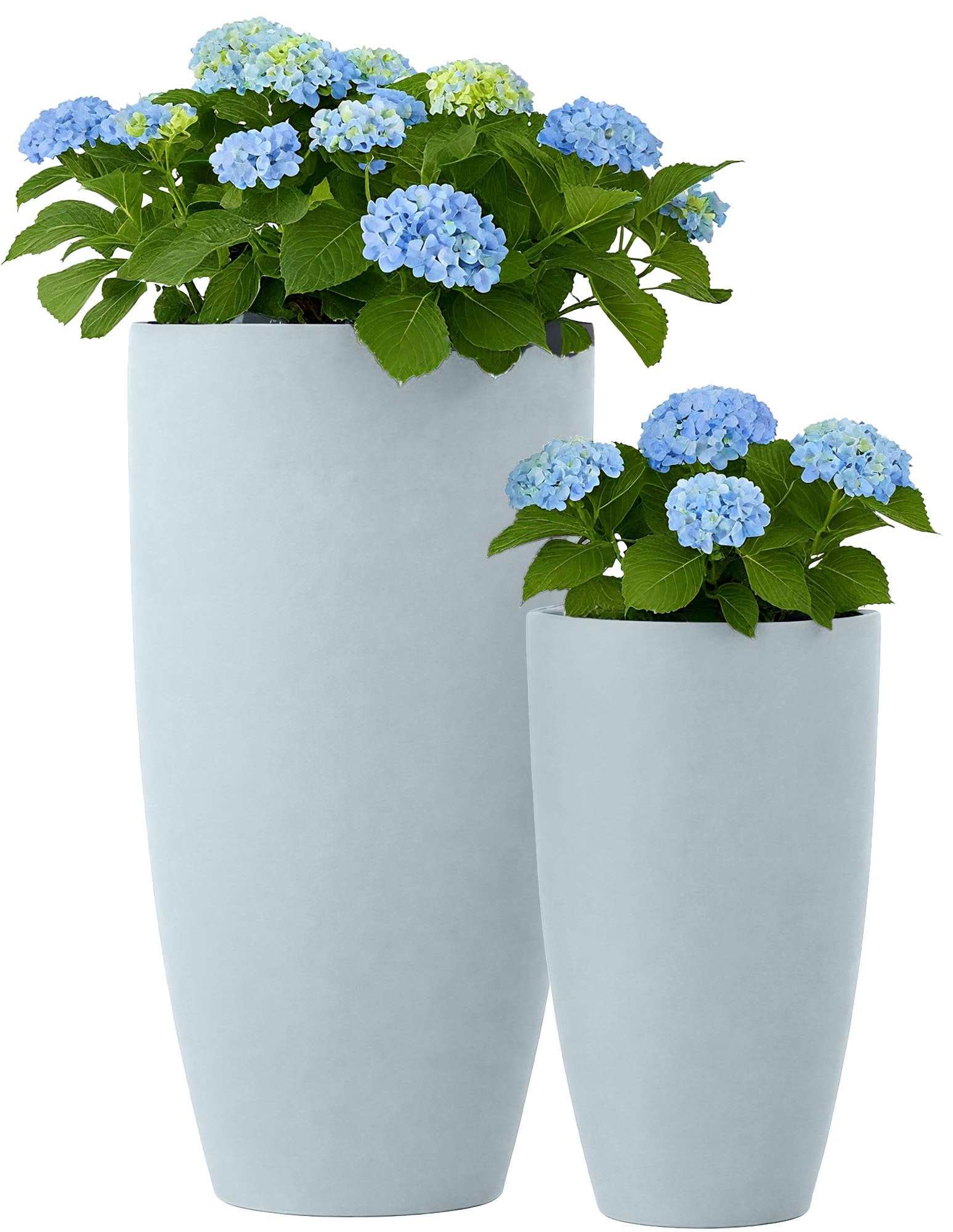 Set of 2 round plant pots 1
