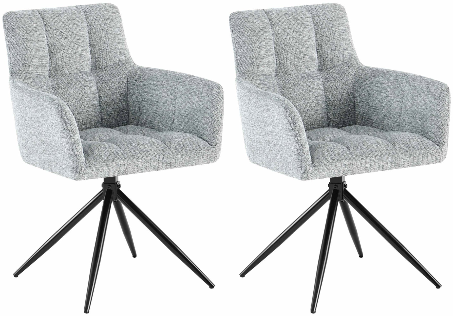 2er Set Esszimmerstuhl Jonah Stoff