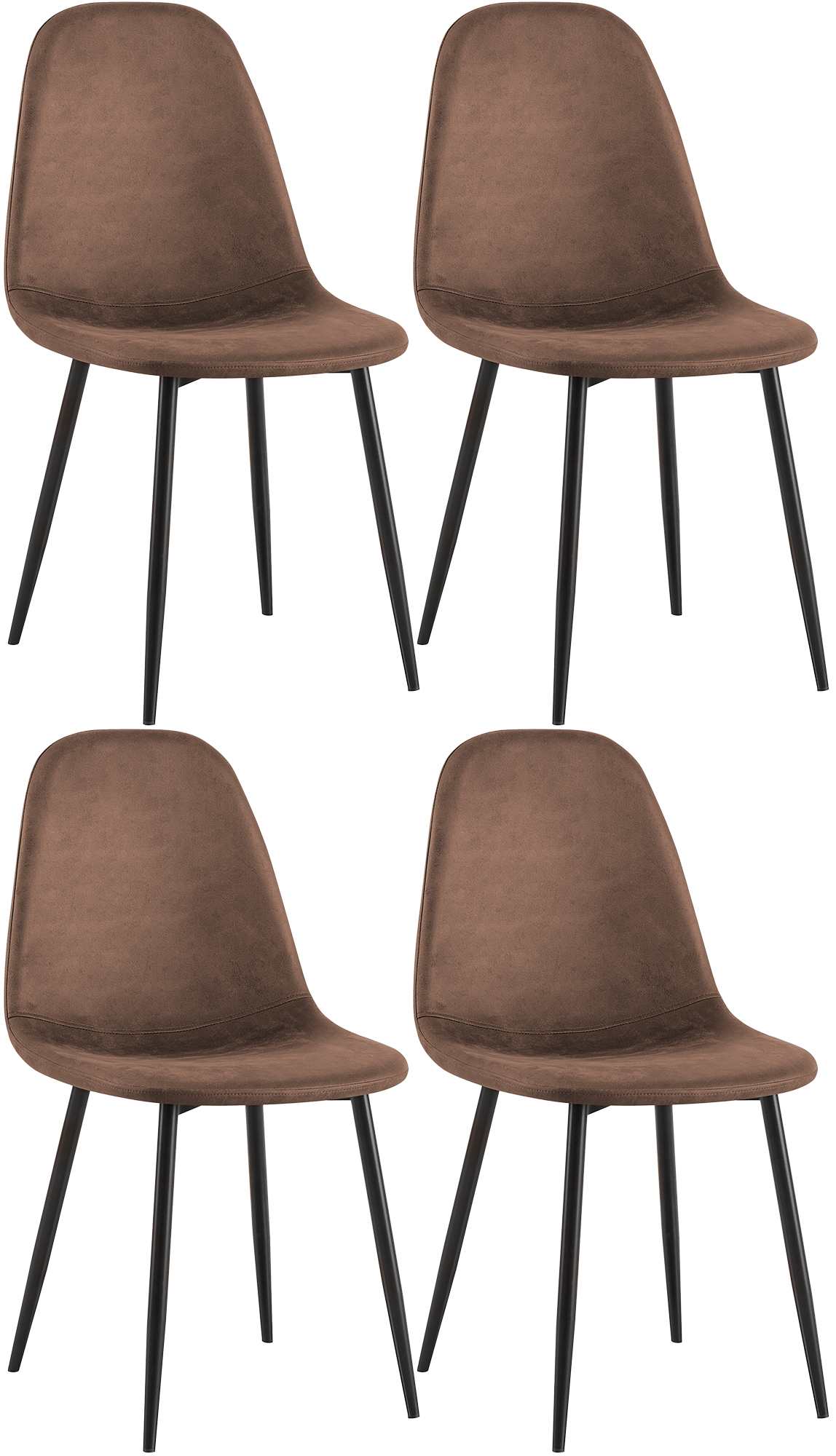 Set van 4 Napier eetkamerstoelen
