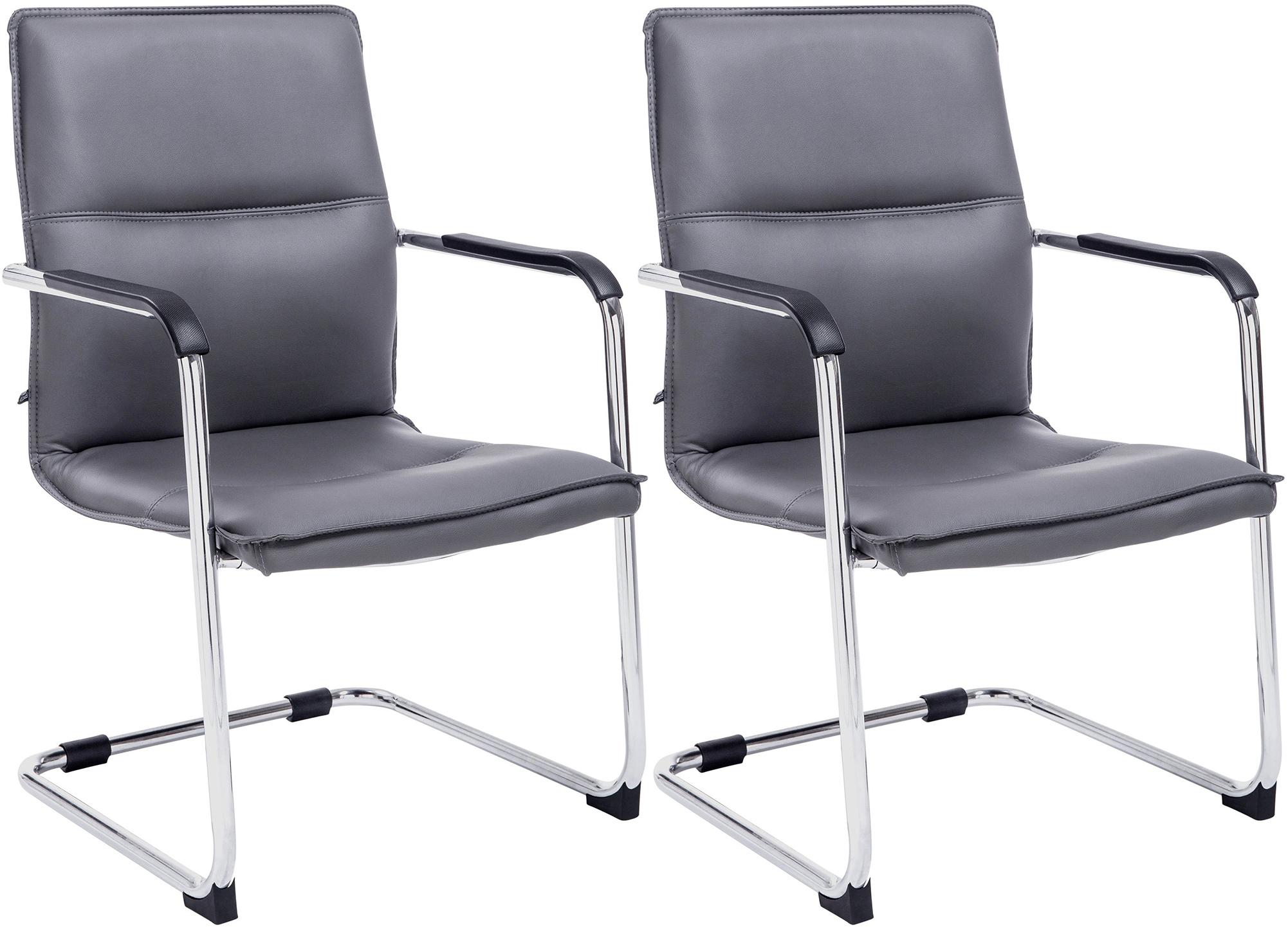 2er Set Freischwinger Seattle Kunstleder