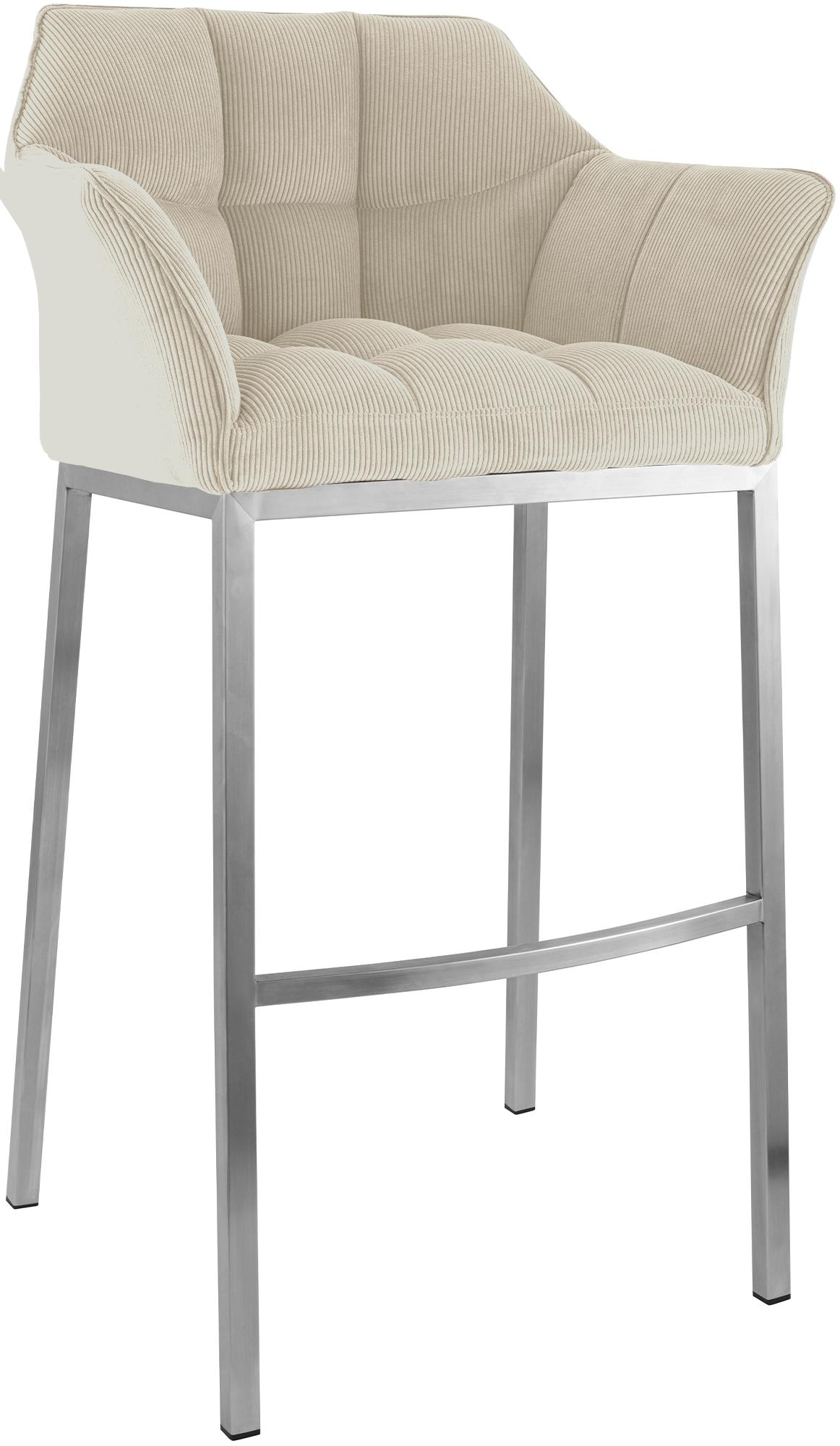 Damaso Cord bar stool with four-legged base