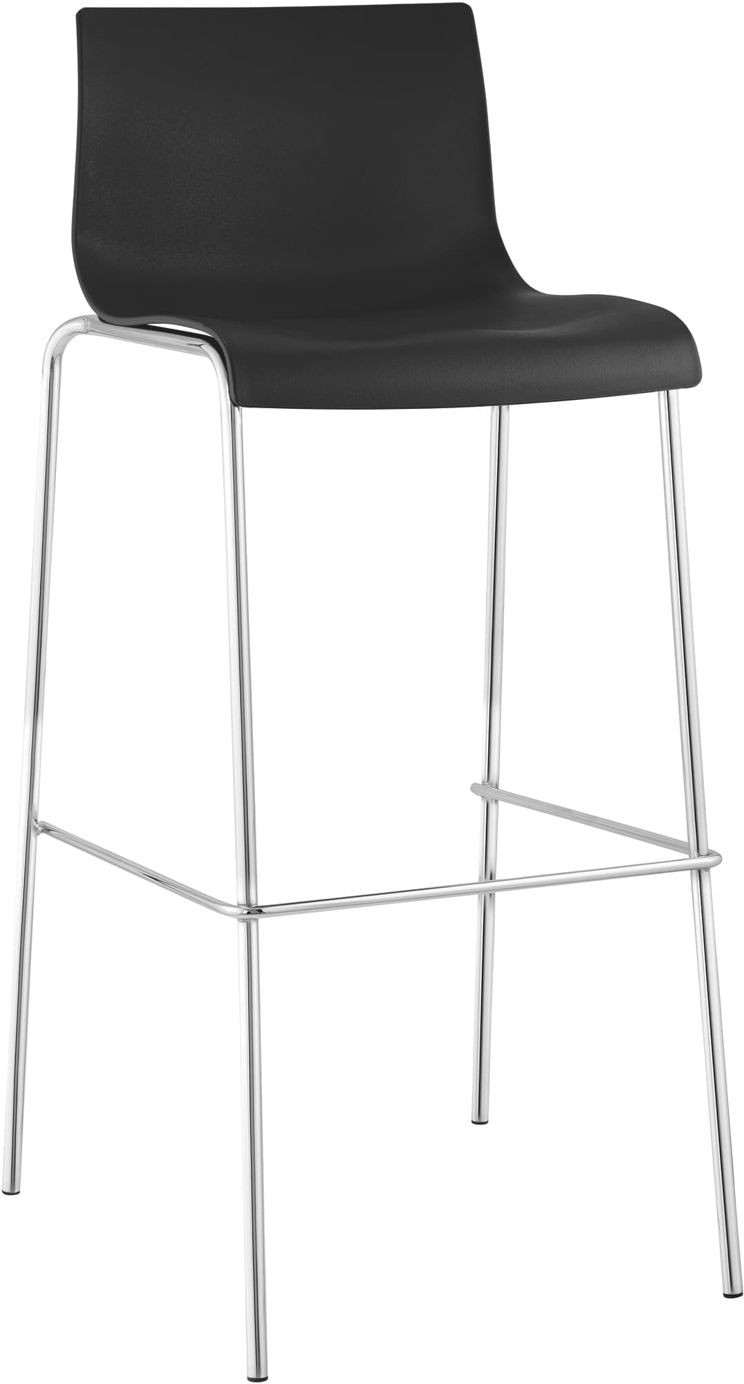 Barkruk Hover kunststof 4-poots frame