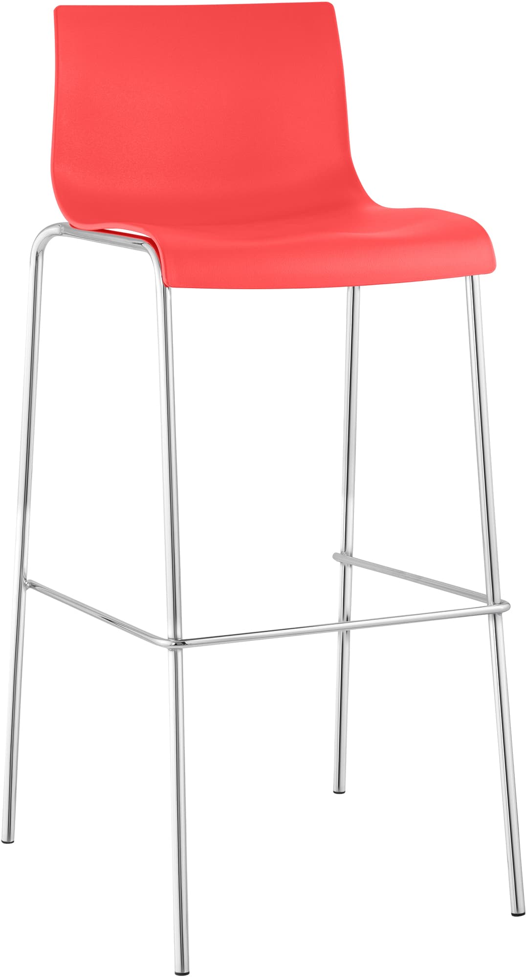 Barkruk Hover kunststof 4-poots frame