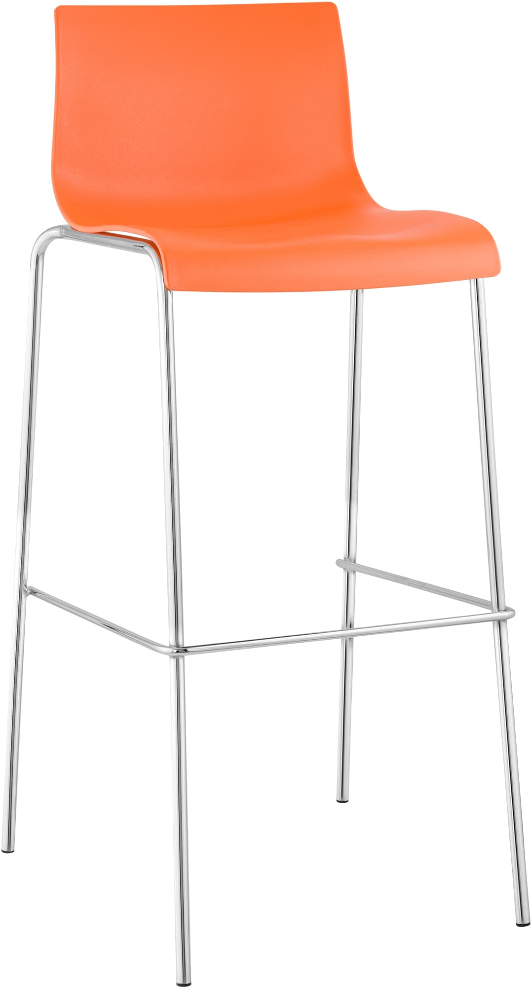 Barkruk Hover kunststof 4-poots frame
