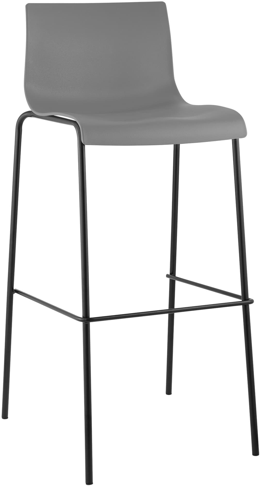 Barkruk Hover kunststof 4-poots frame
