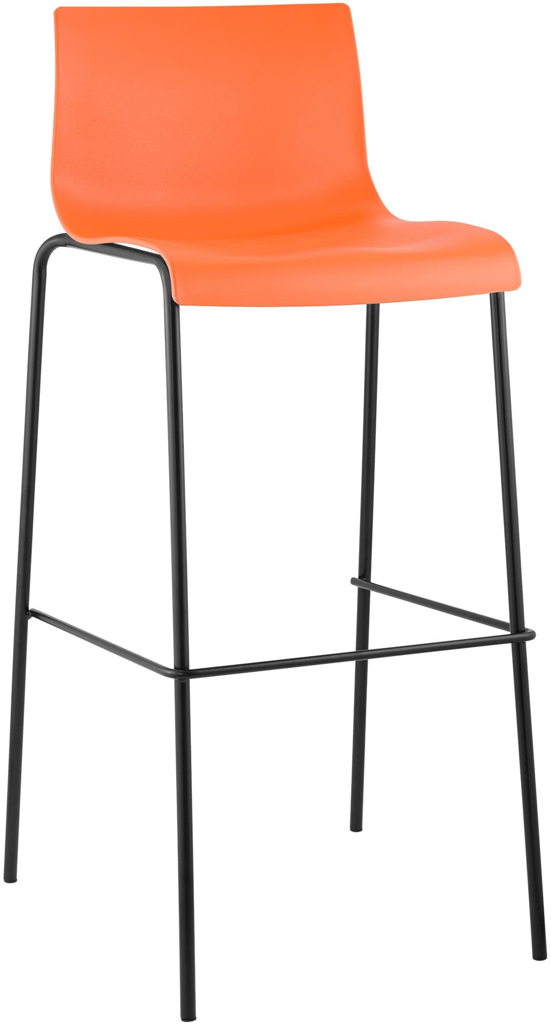 Barkruk Hover kunststof 4-poots frame
