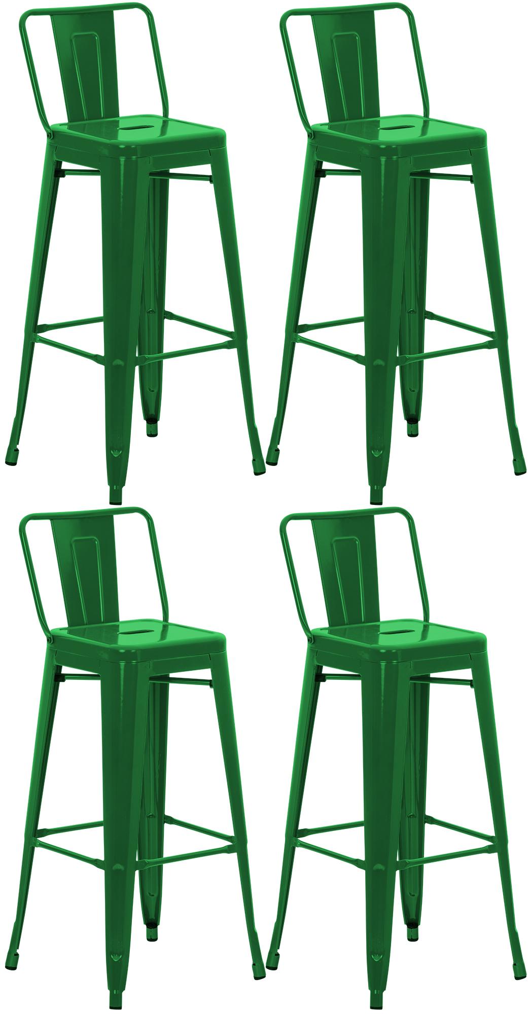 set van 4 Mason barkrukken