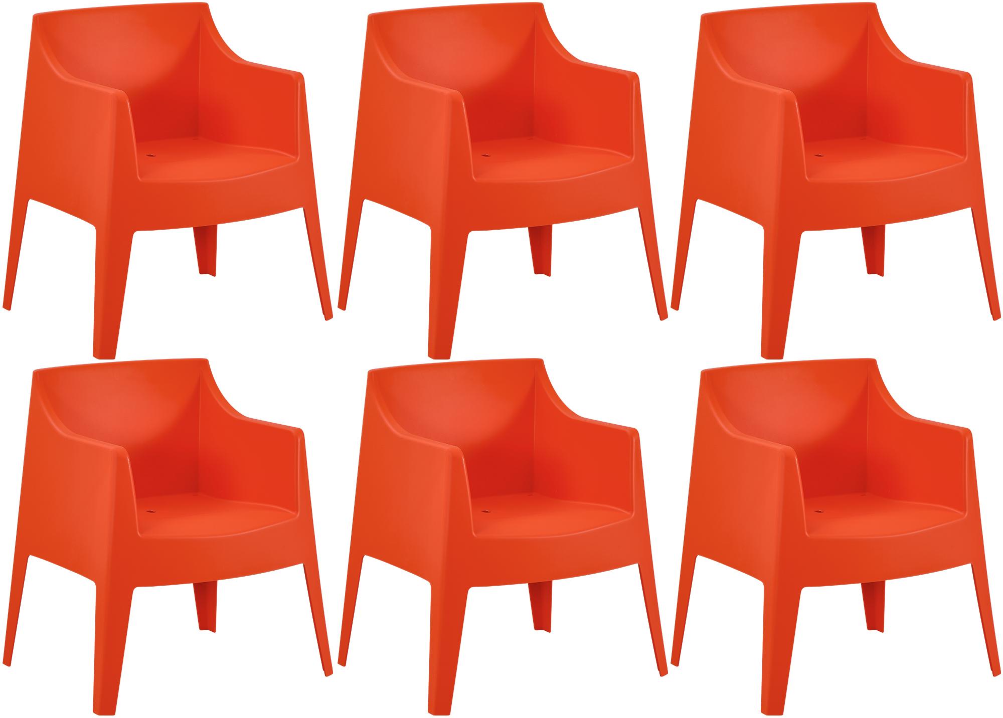 Set of 6 Bartal Garden Chairs