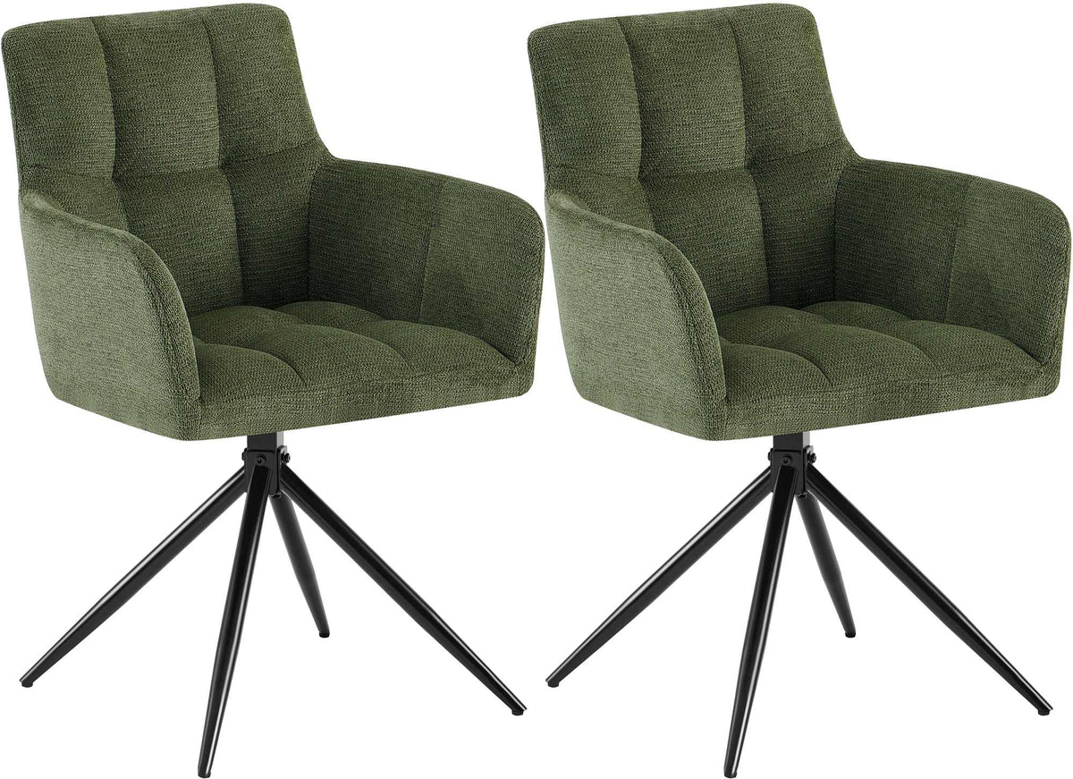 2er Set Esszimmerstuhl Jonah Stoff