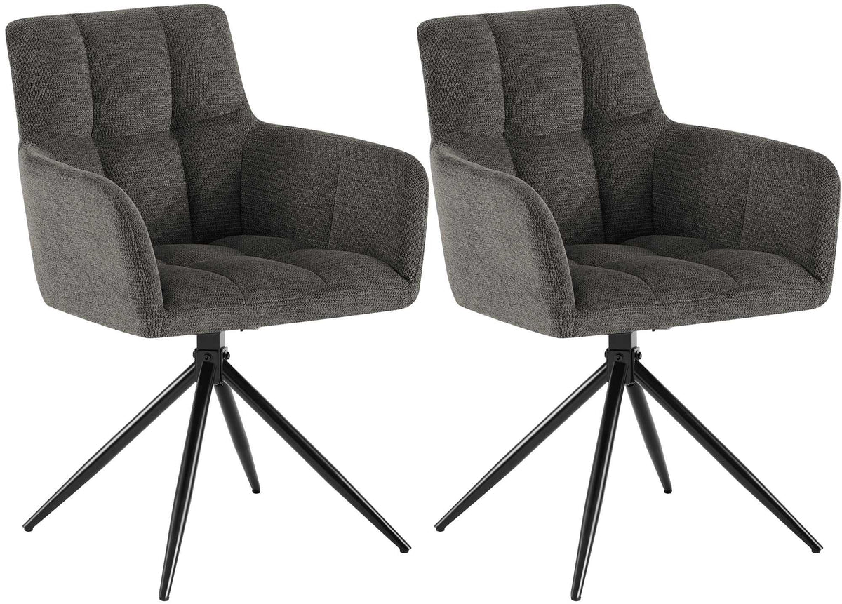 2er Set Esszimmerstuhl Jonah Stoff