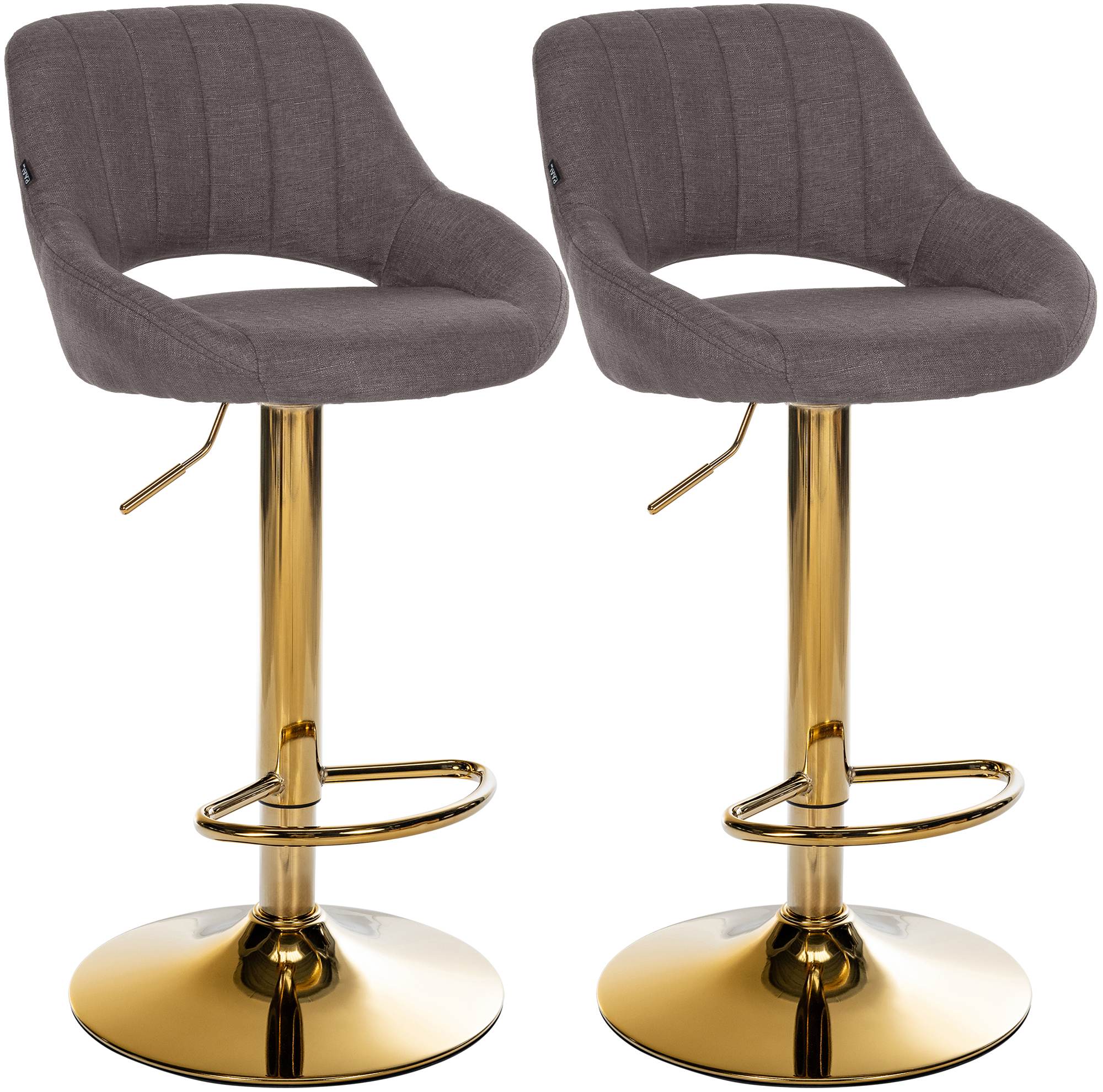 2er Set Barhocker Milet Stoff