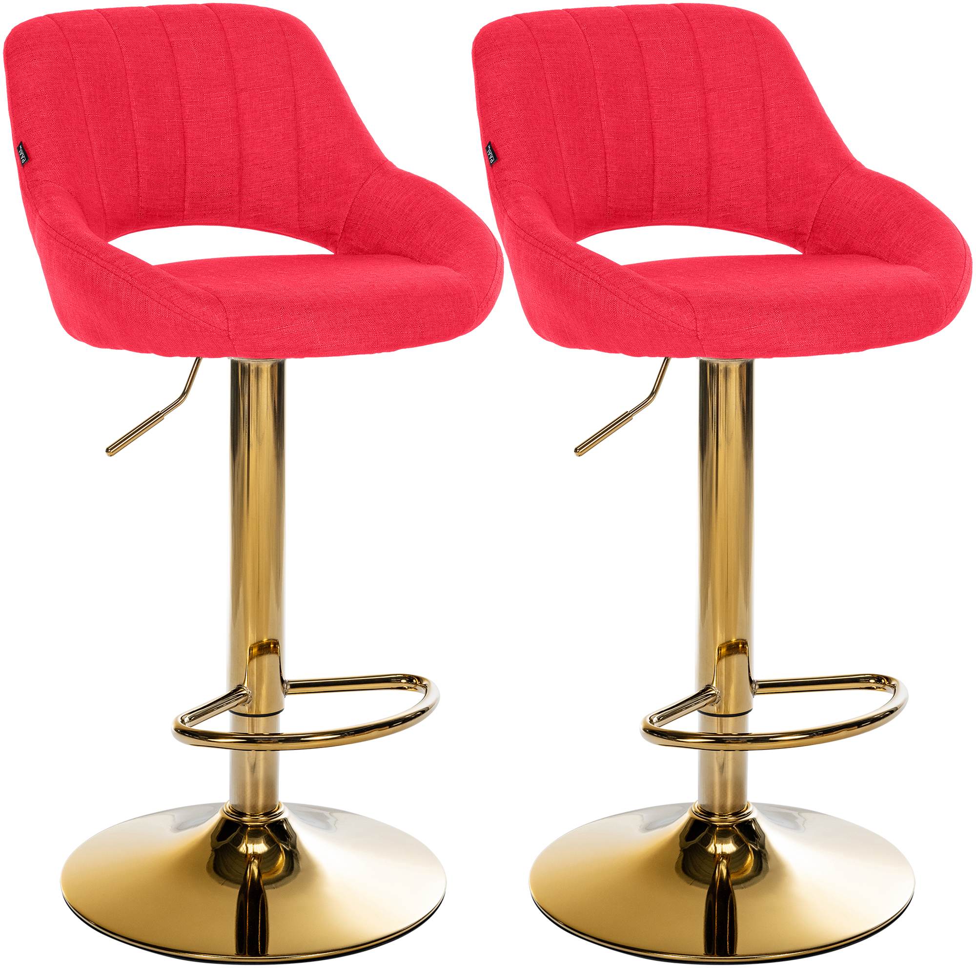2er Set Barhocker Milet Stoff
