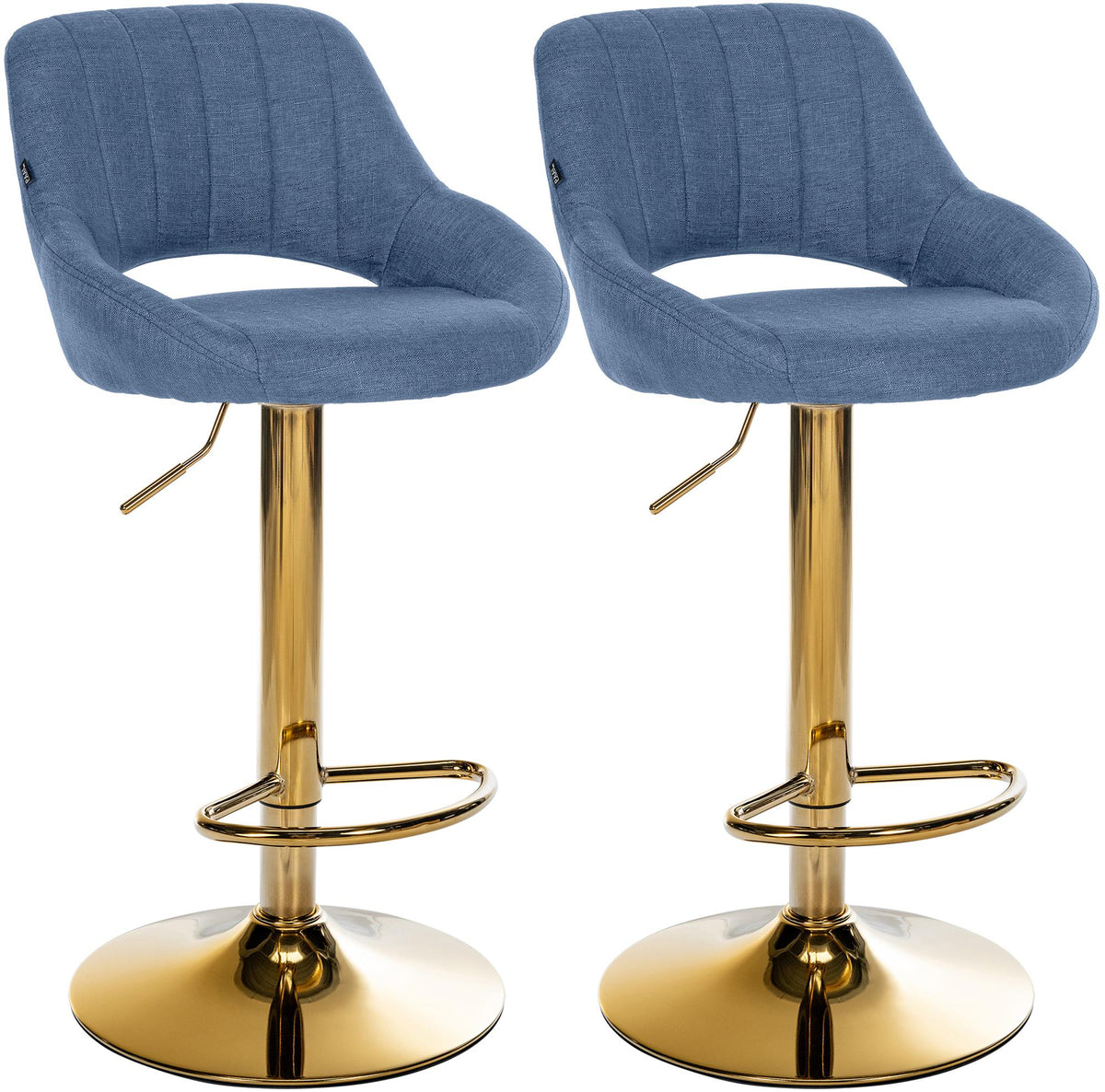 2er Set Barhocker Milet Stoff