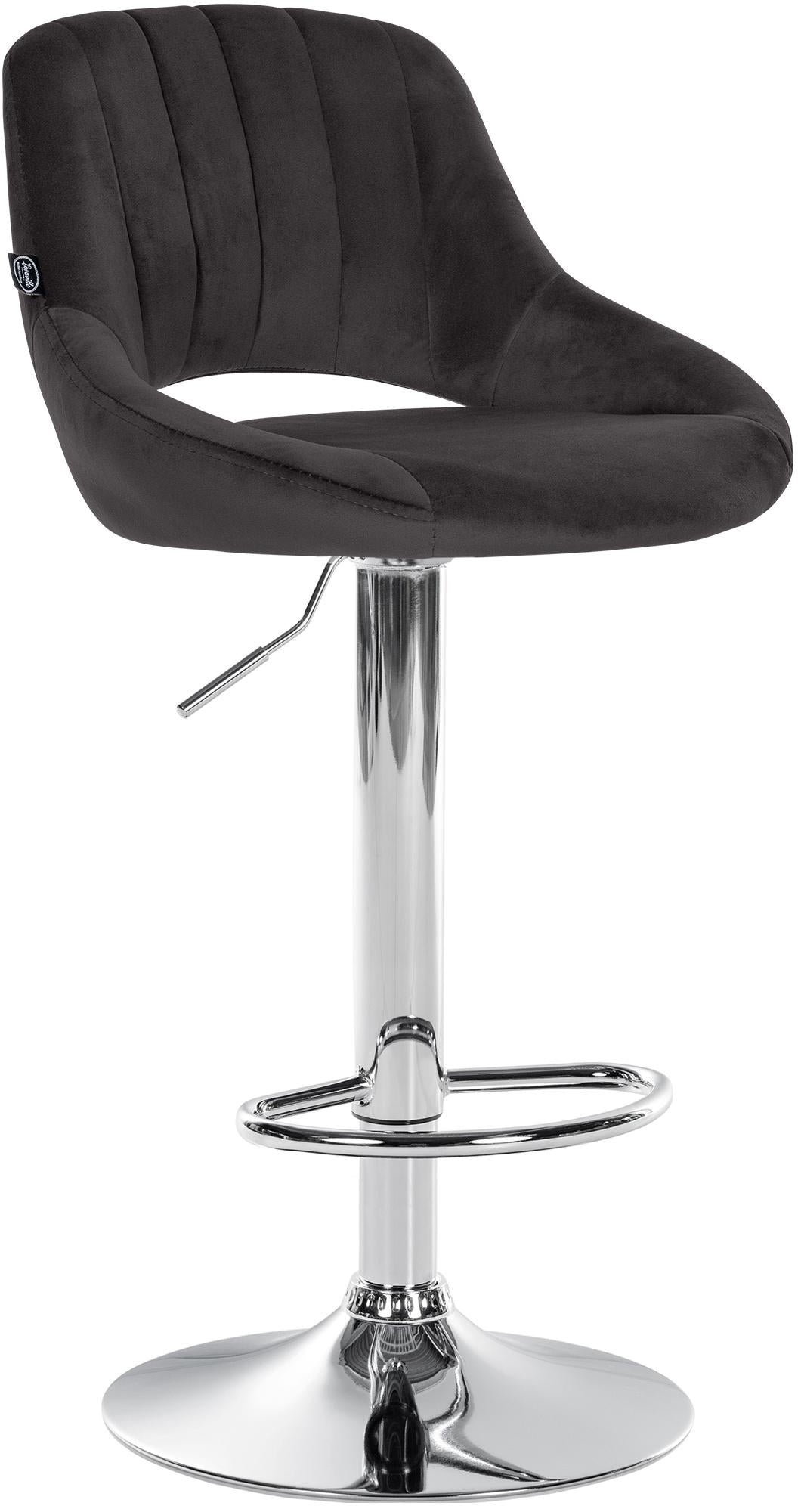 Bar stool Milet velvet