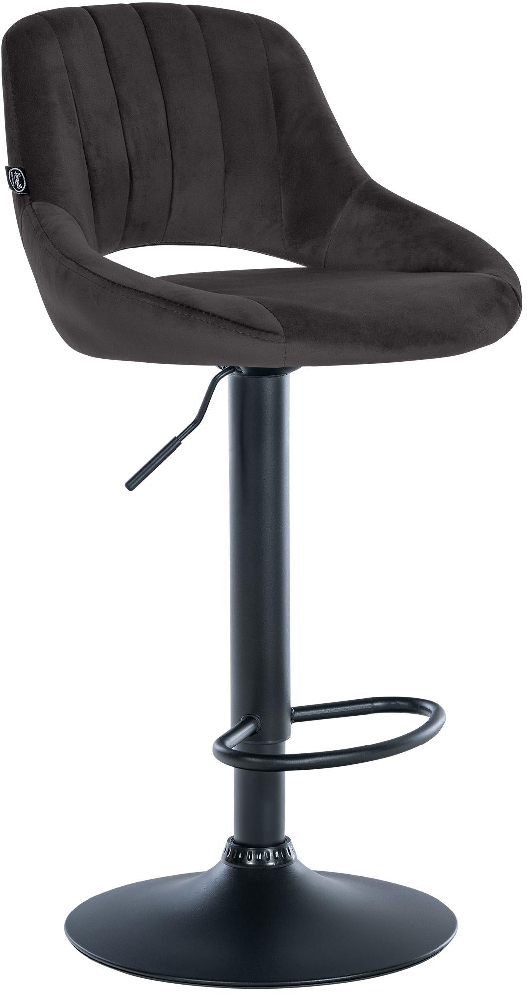 Bar stool Milet velvet