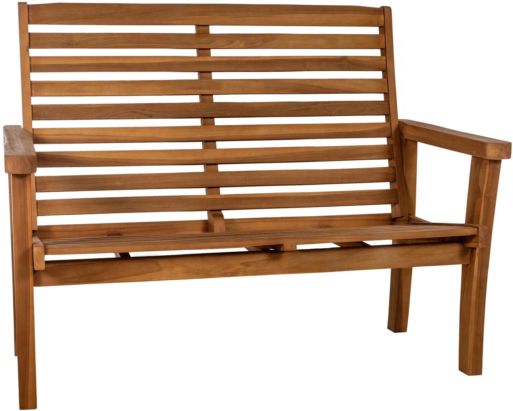 Teakbank Nicosia mit Liegefunktion