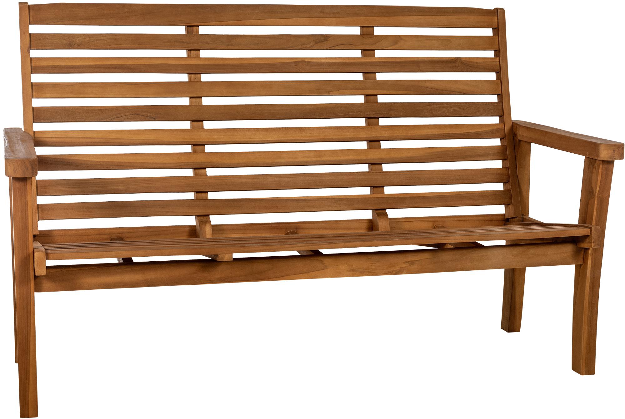 Teakbank Nicosia mit Liegefunktion