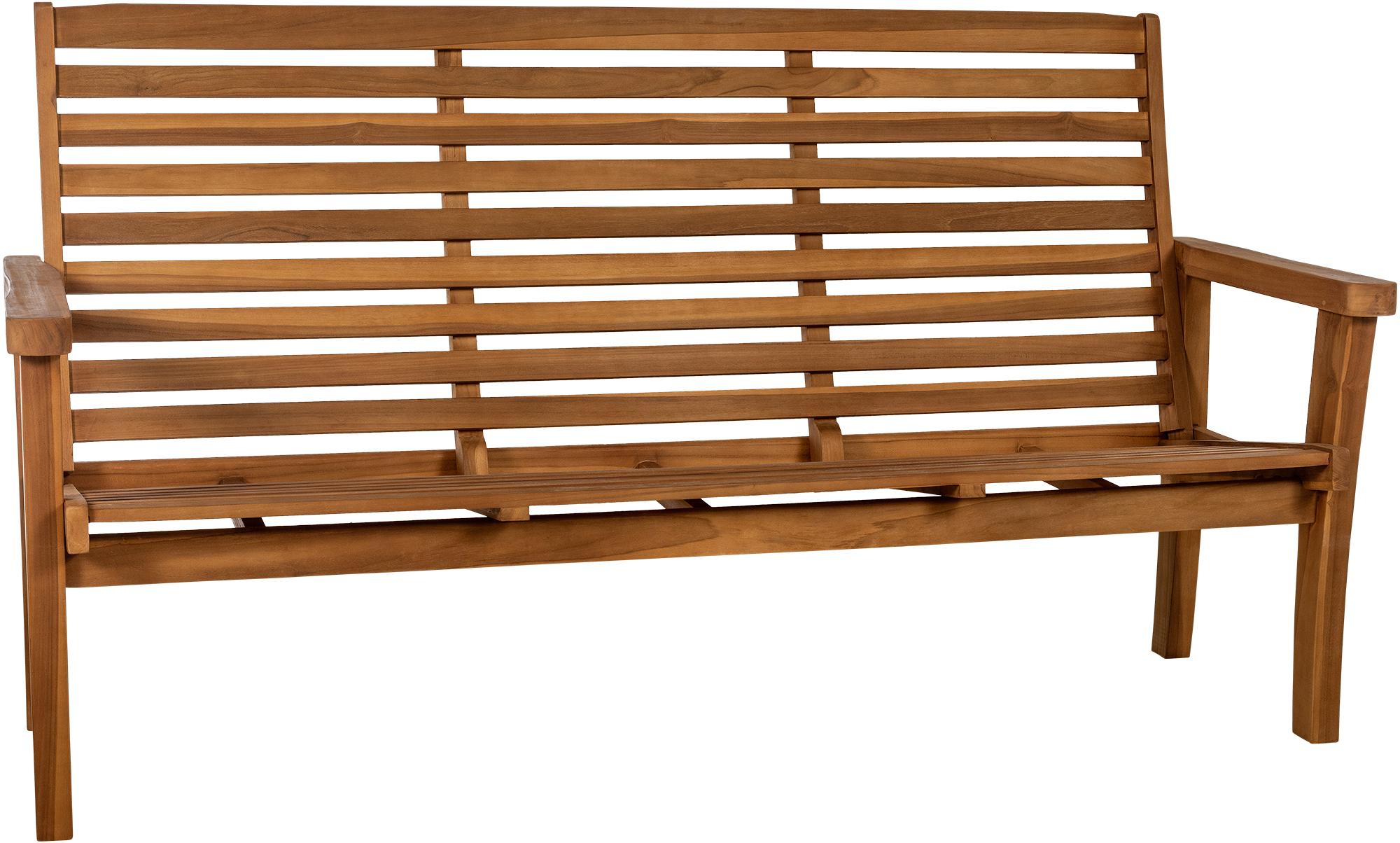 Teakbank Nicosia mit Liegefunktion