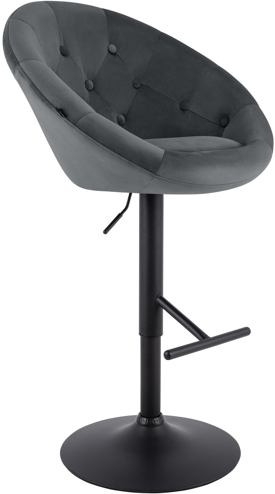 Bar Stool London Velvet