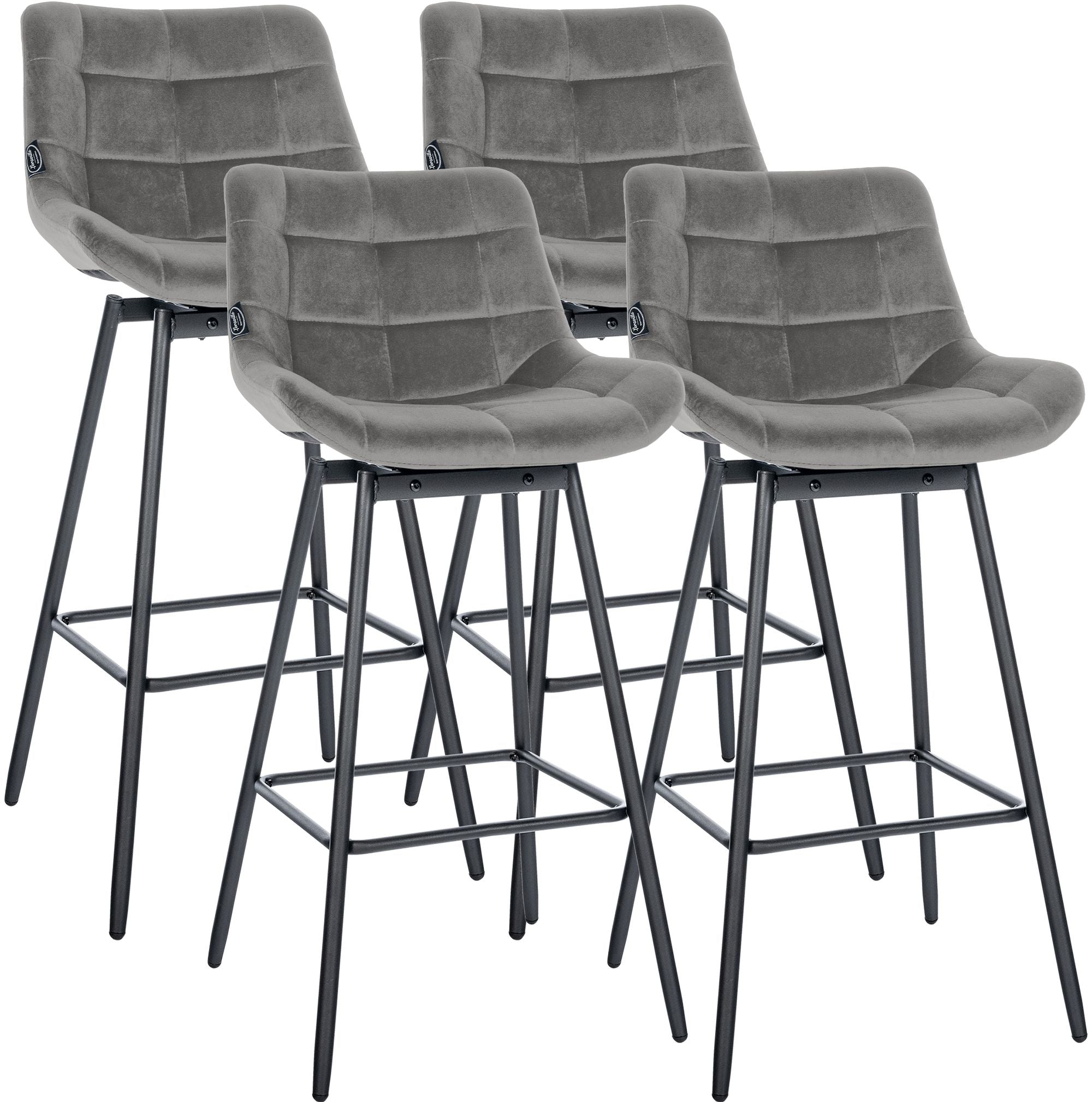 4er Set Barhocker Weston schwenkbar