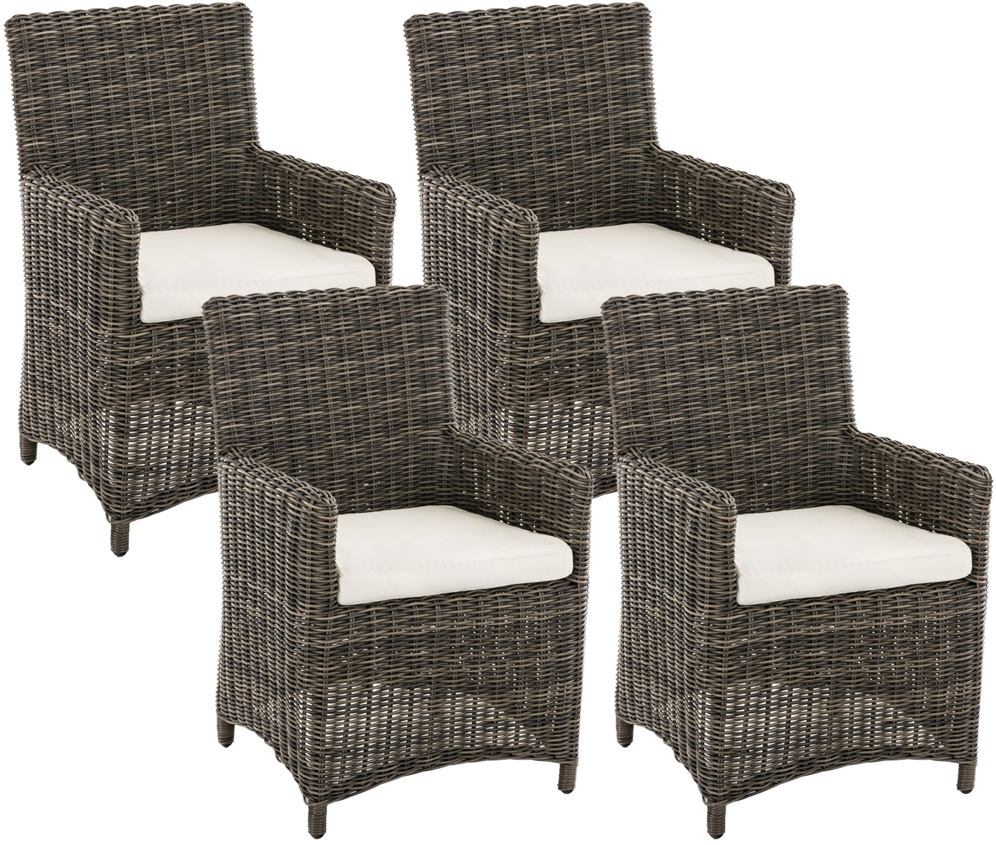 Set of 4 Garden Chairs Fontana 5mm