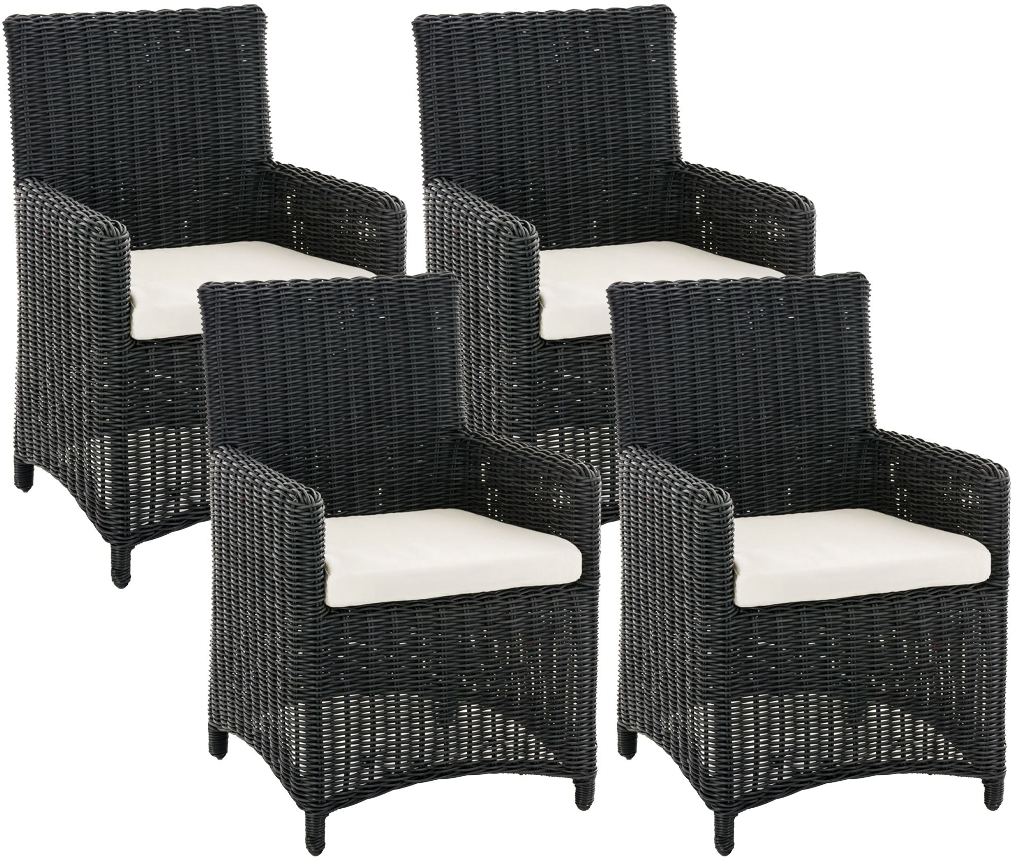 Set of 4 Garden Chairs Fontana 5mm