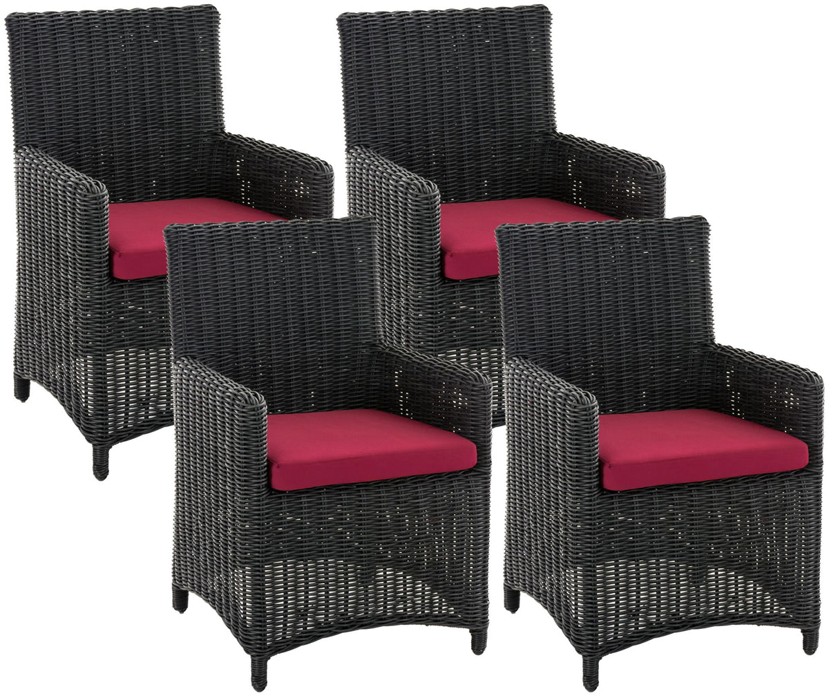 Set of 4 Garden Chairs Fontana 5mm