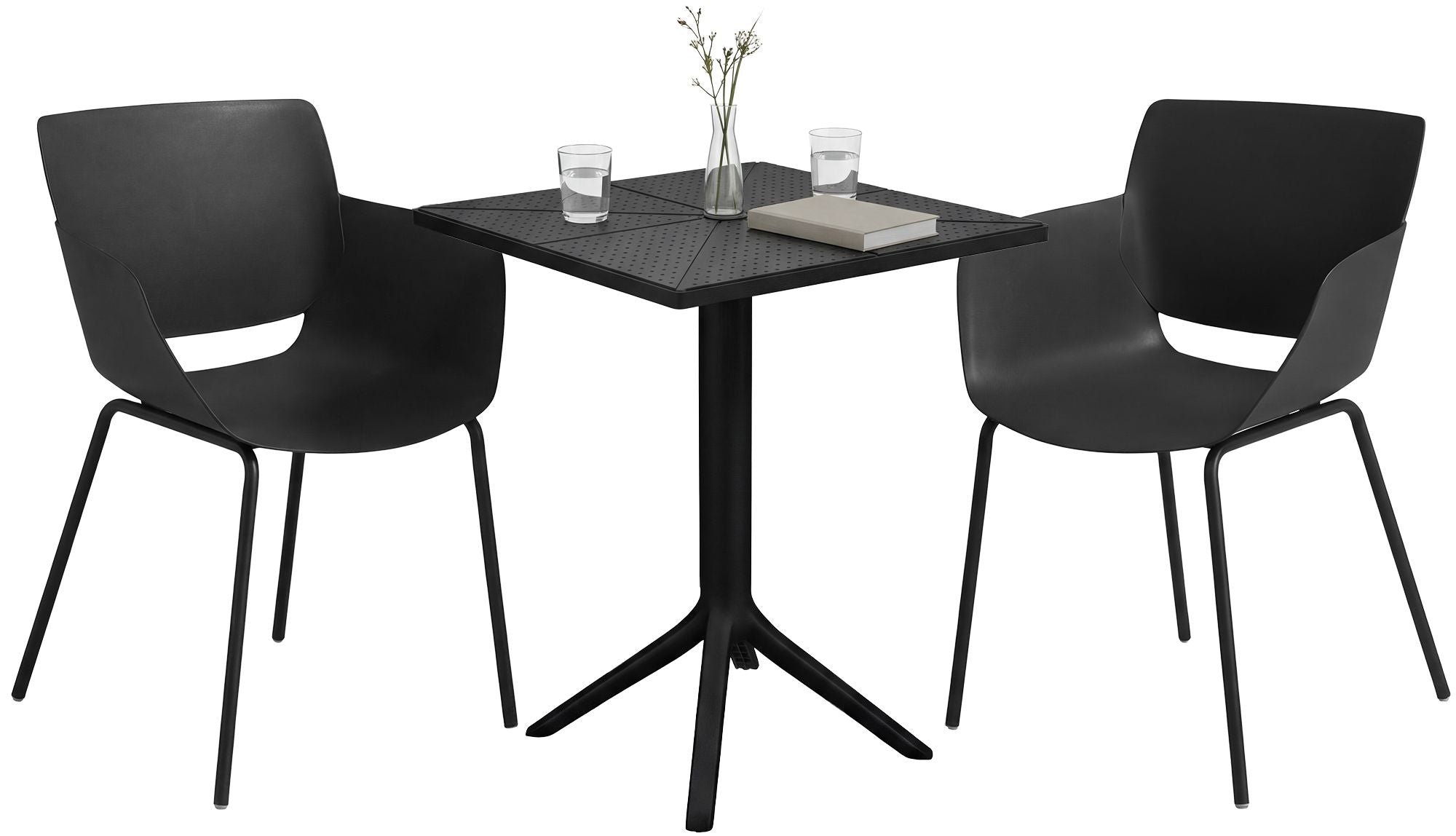 Gartenmöbel-Set Norva mit 2 Stühlen