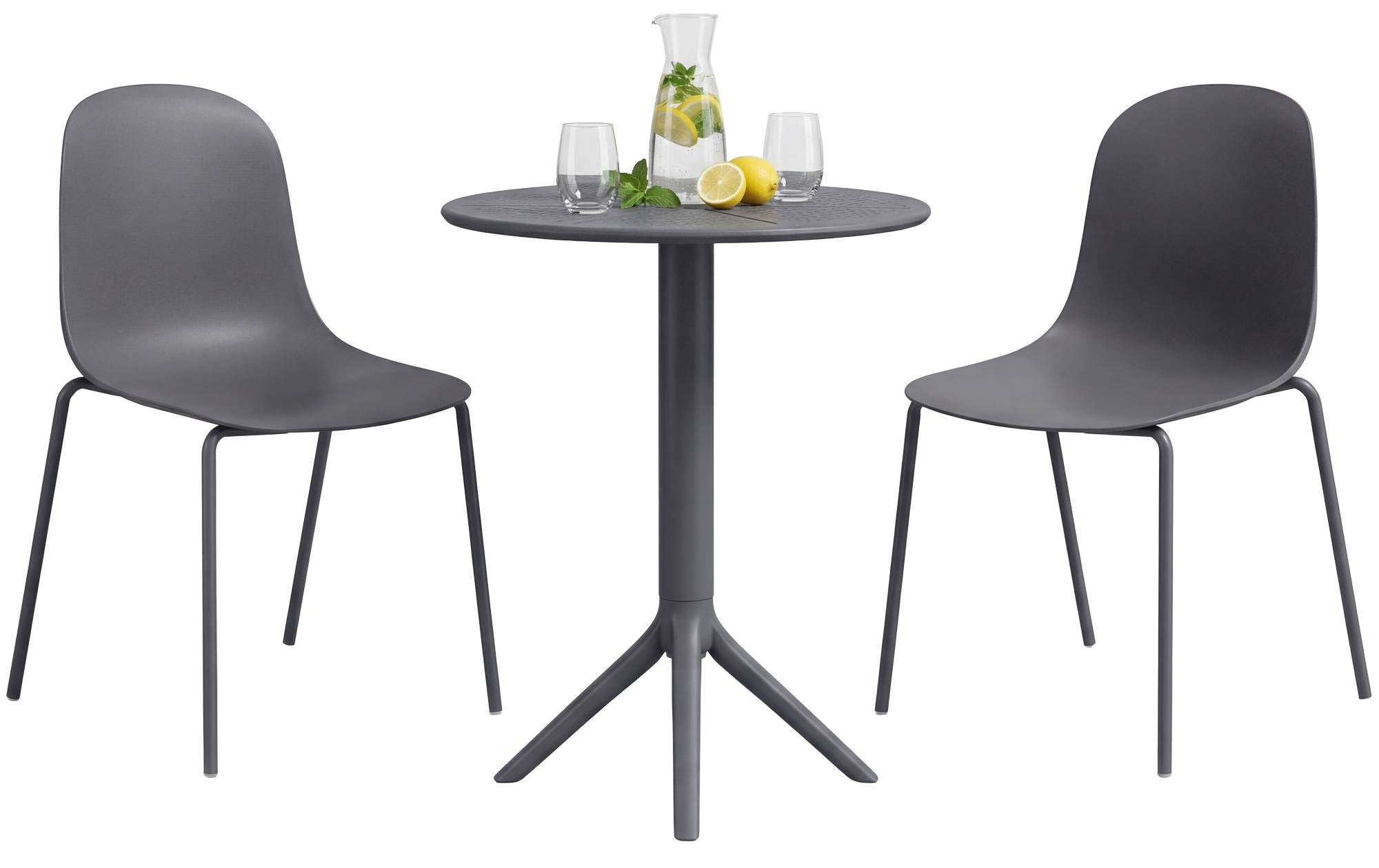 Gartenmöbel-Set Torin mit 2 Stühlen