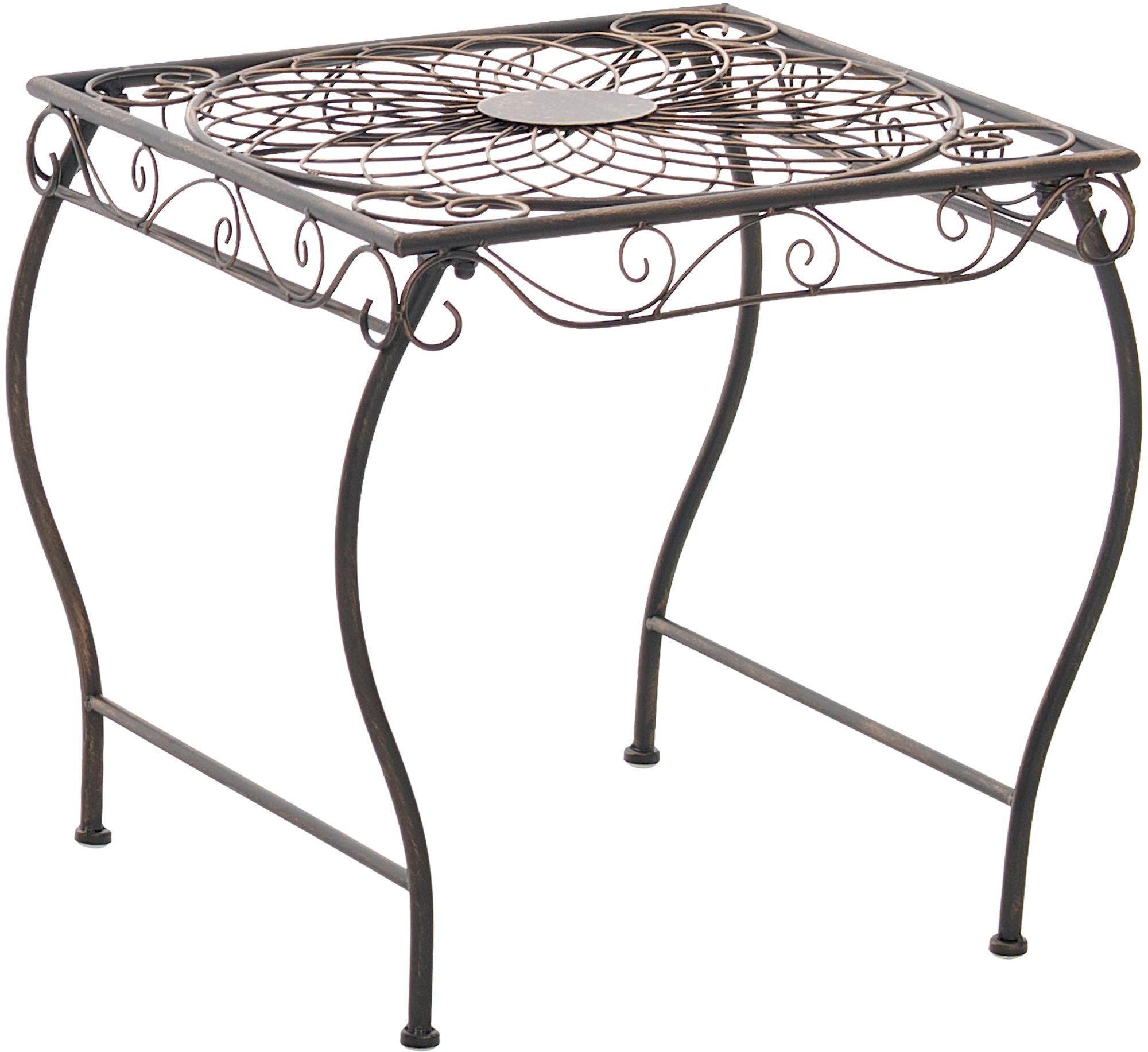 Iron table Zarina, 50 x 45 cm