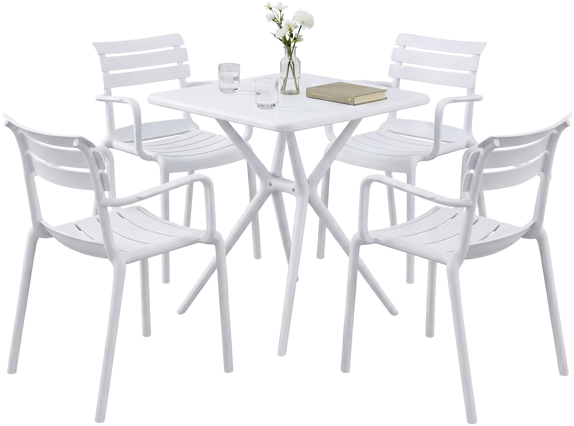Gartenmöbel-Set Avena mit 4 Stühlen