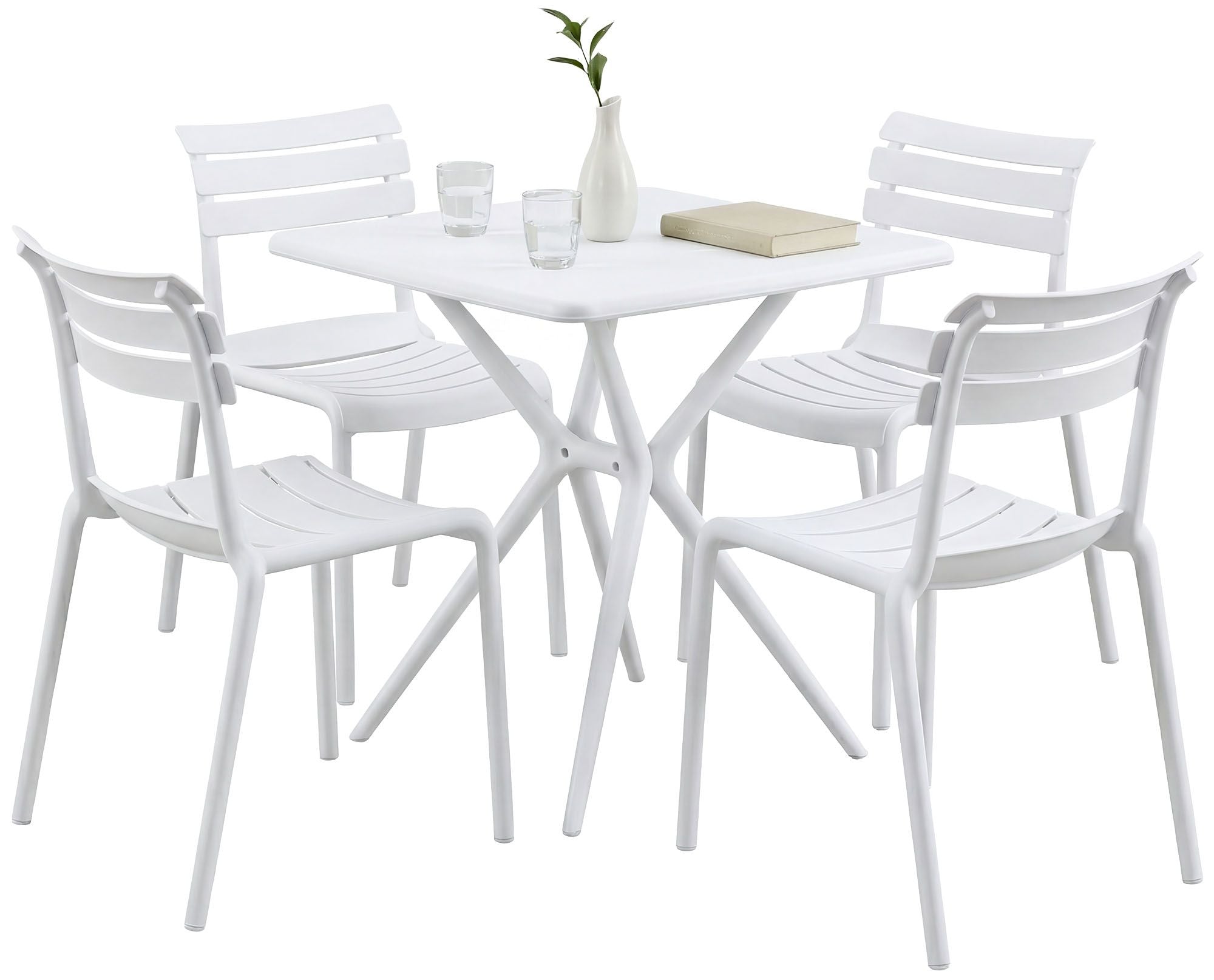 Gartenmöbel-Set Vela mit 4 Stühlen
