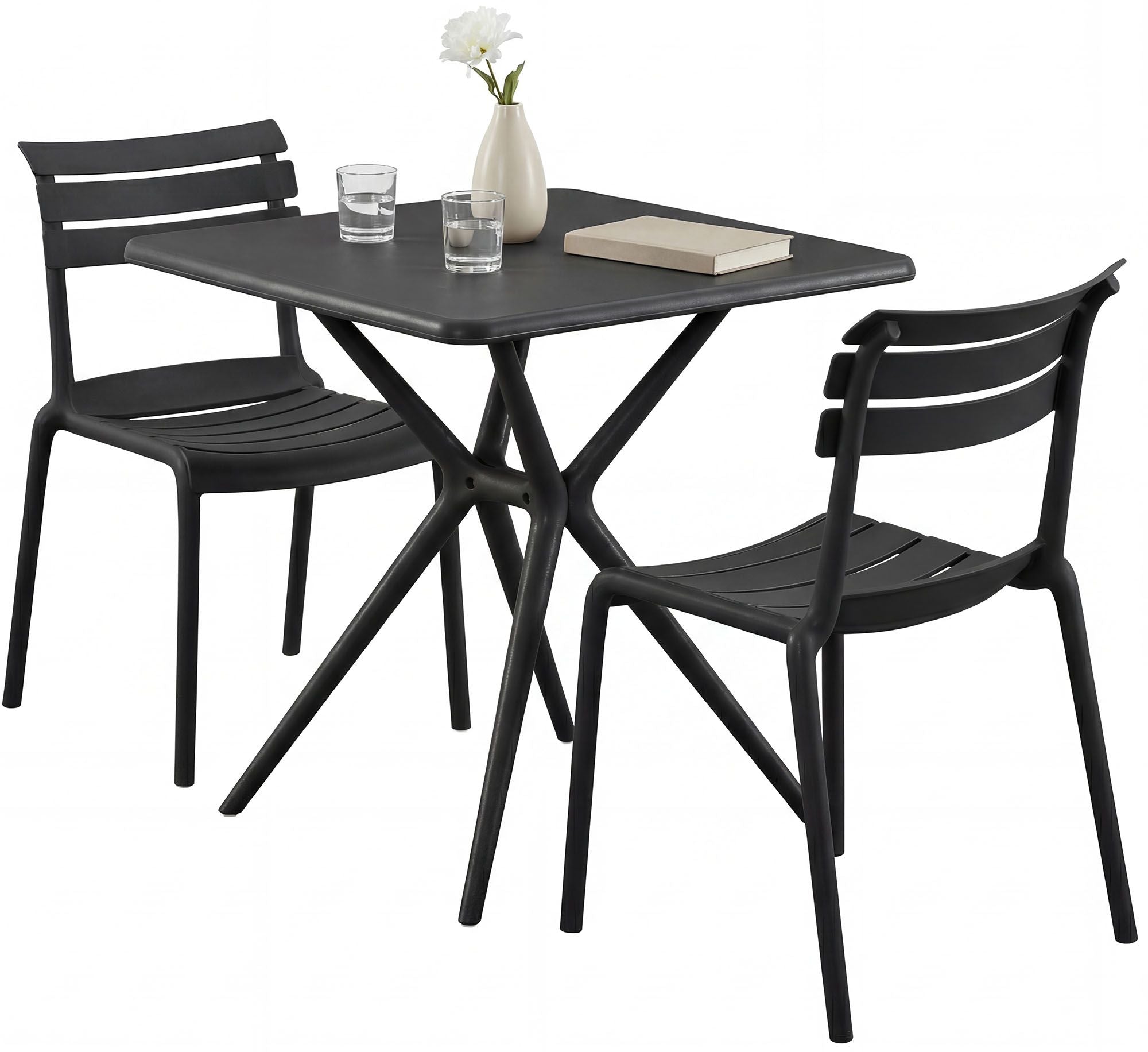 Gartenmöbel-Set Vela mit 2 Stühlen