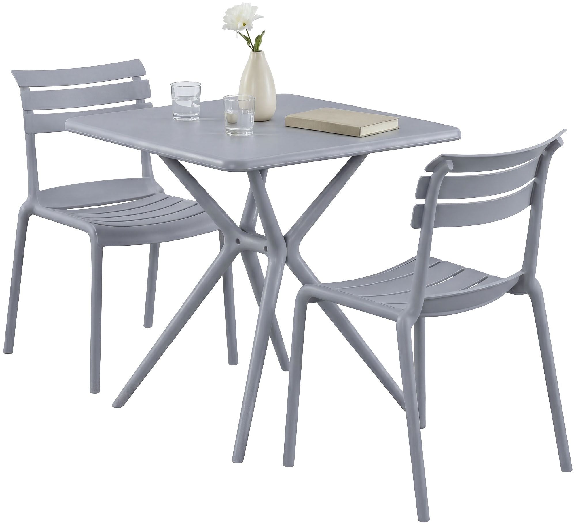 Gartenmöbel-Set Vela mit 2 Stühlen