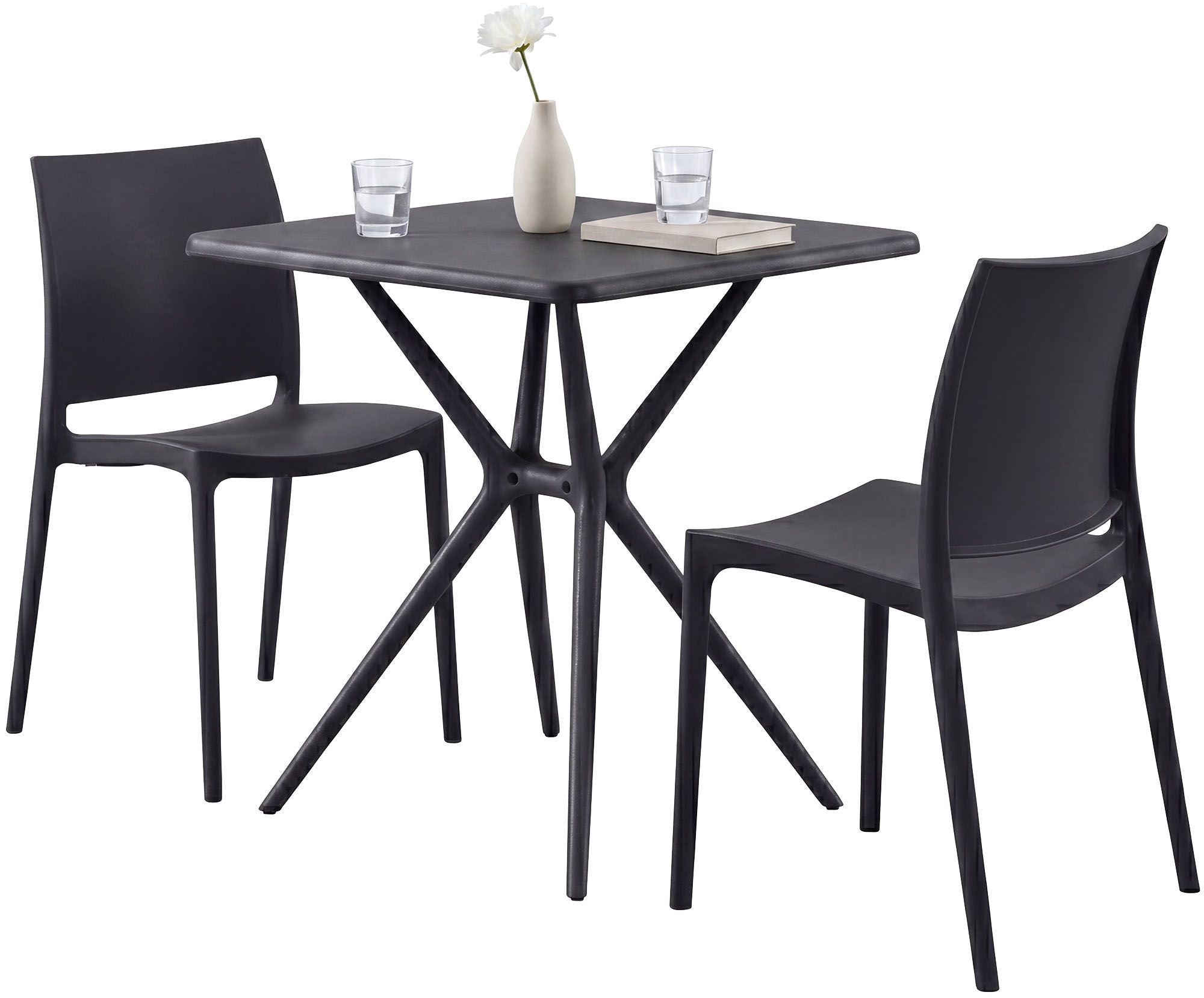 Gartenmöbel-Set Amino mit 2 Stühlen