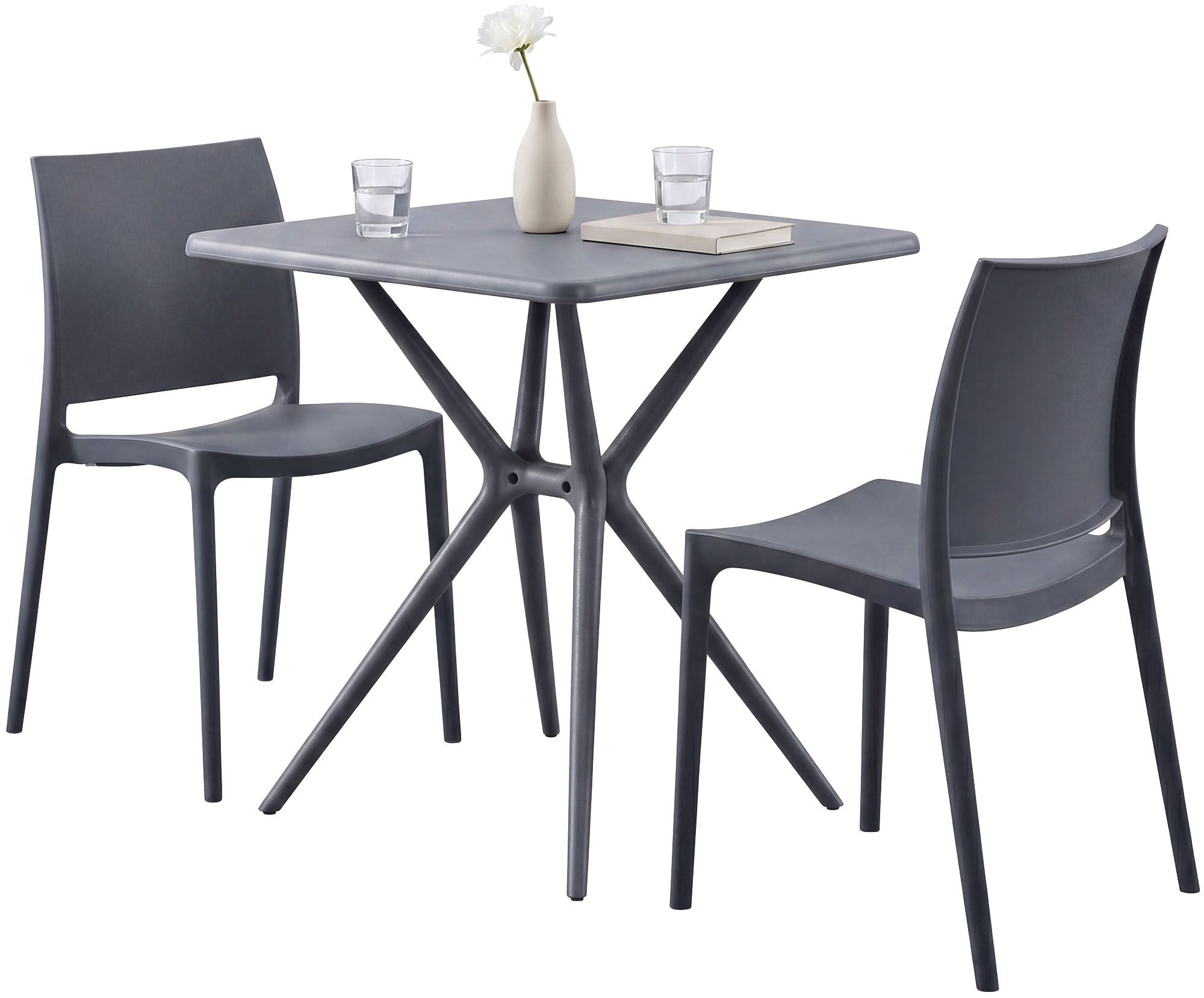 Gartenmöbel-Set Amino mit 2 Stühlen