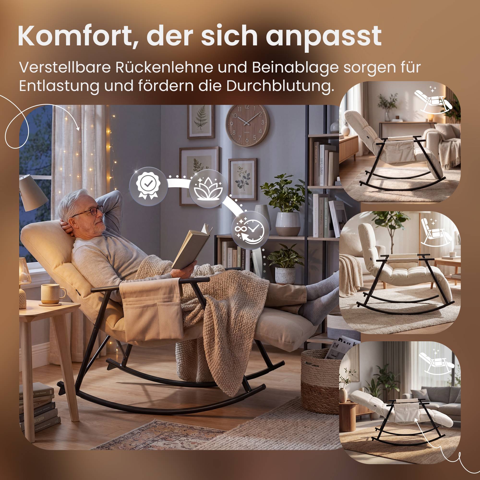 Schaukelstuhl Elara