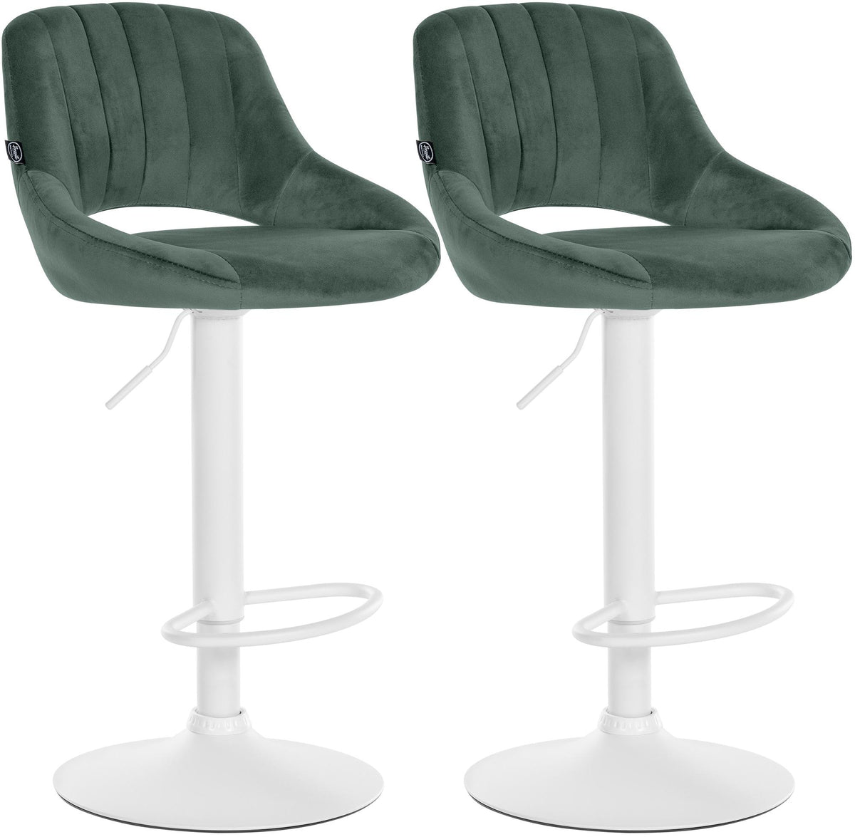 2er Set Barhocker Milet Samt