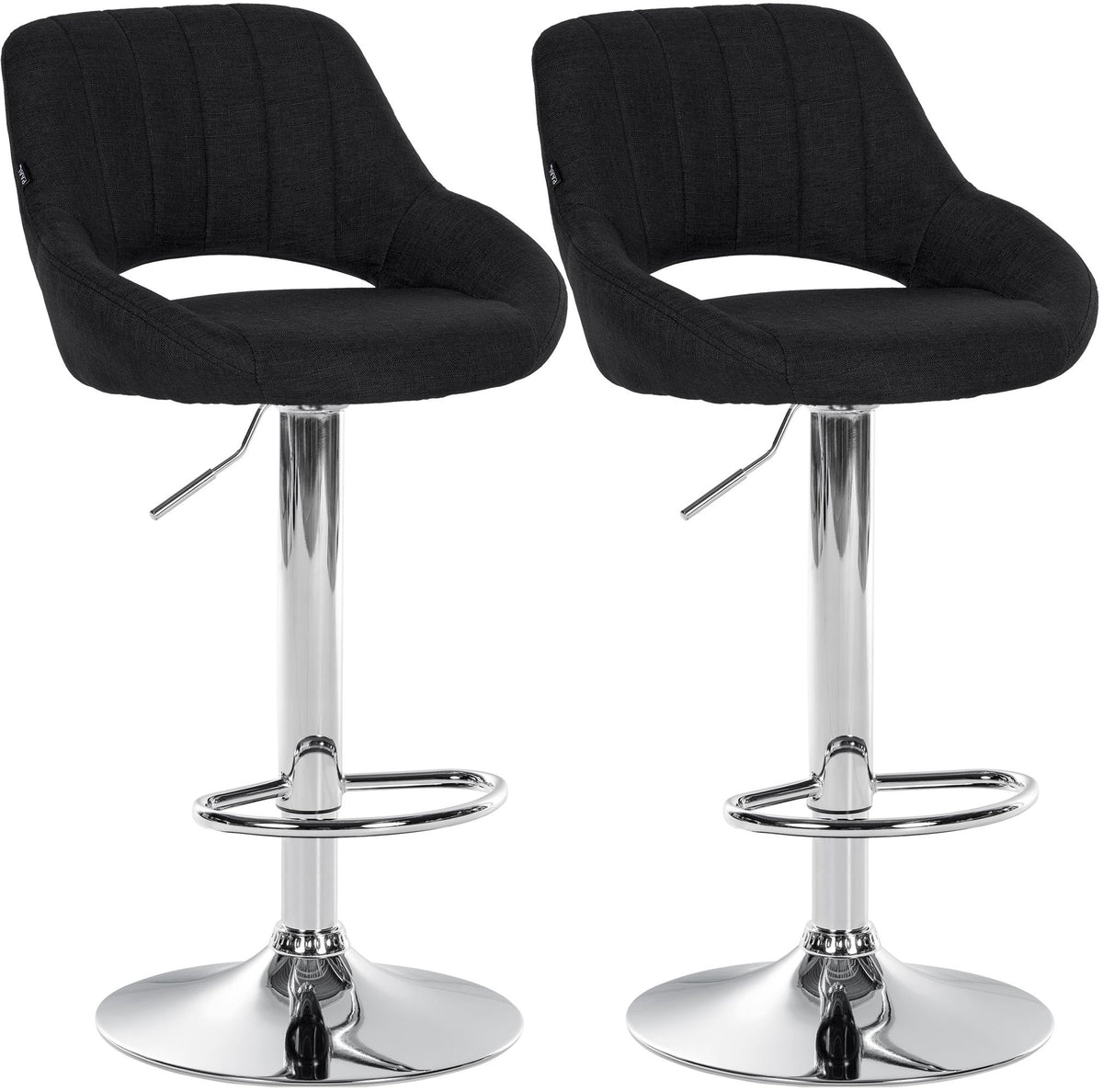 2er Set Barhocker Milet Stoff